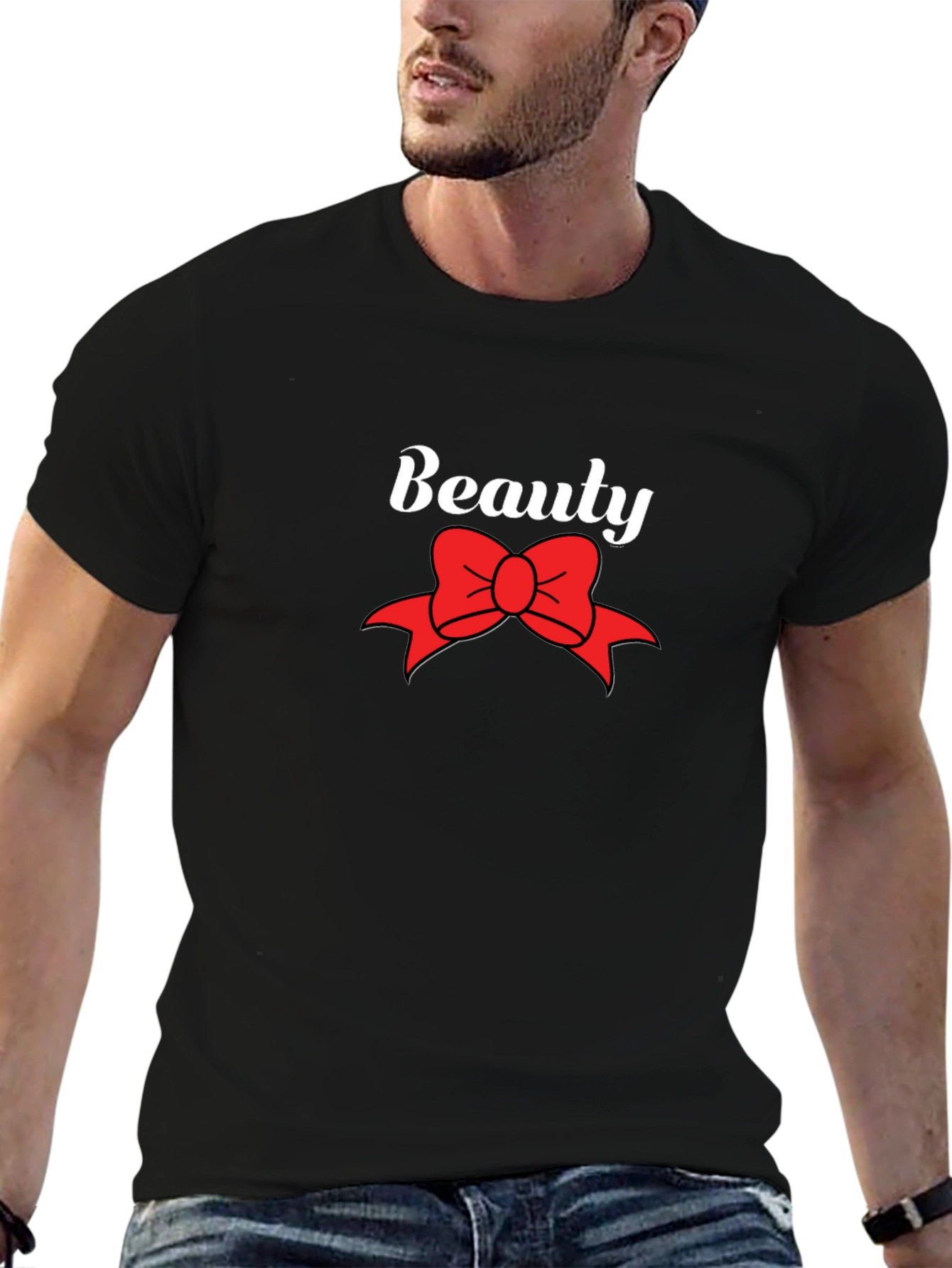 Black Beauty Bow Black T-Shirt view 6