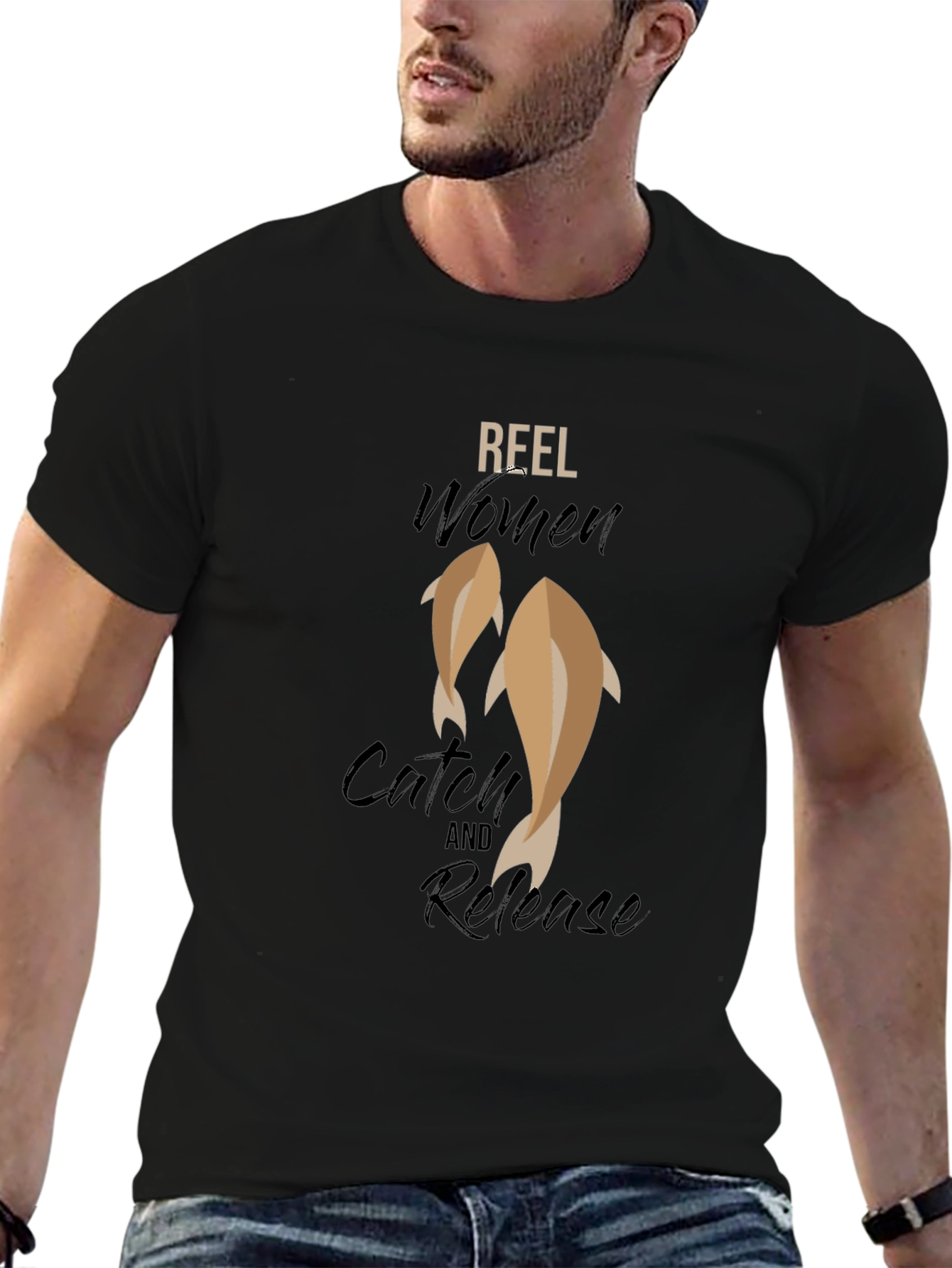 Black Reel Women Catch & Release Graphic Tee view 6