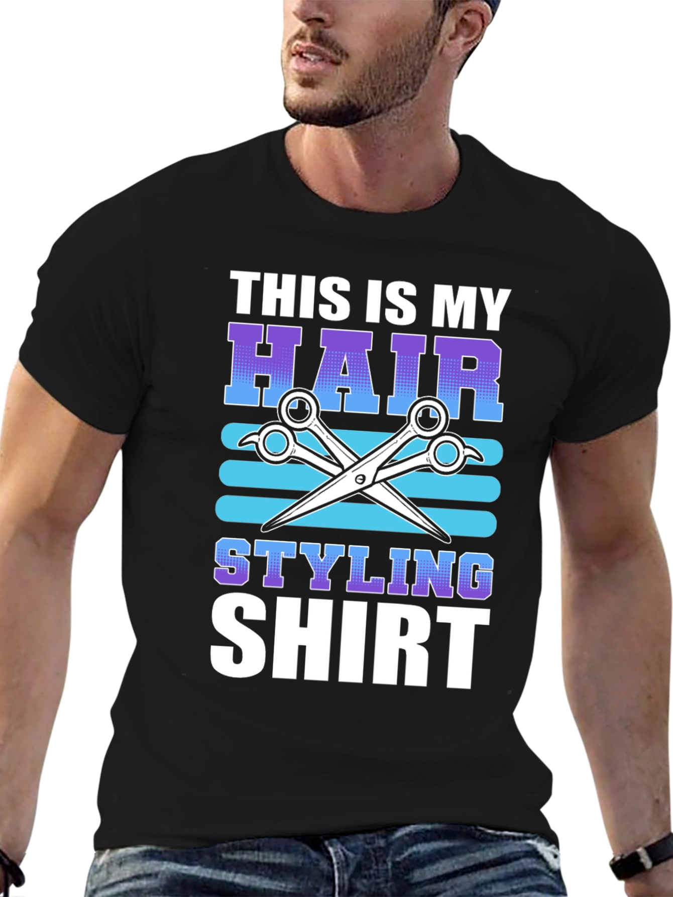 Hair Styling Shirt - Hairdresser Apparel - 6