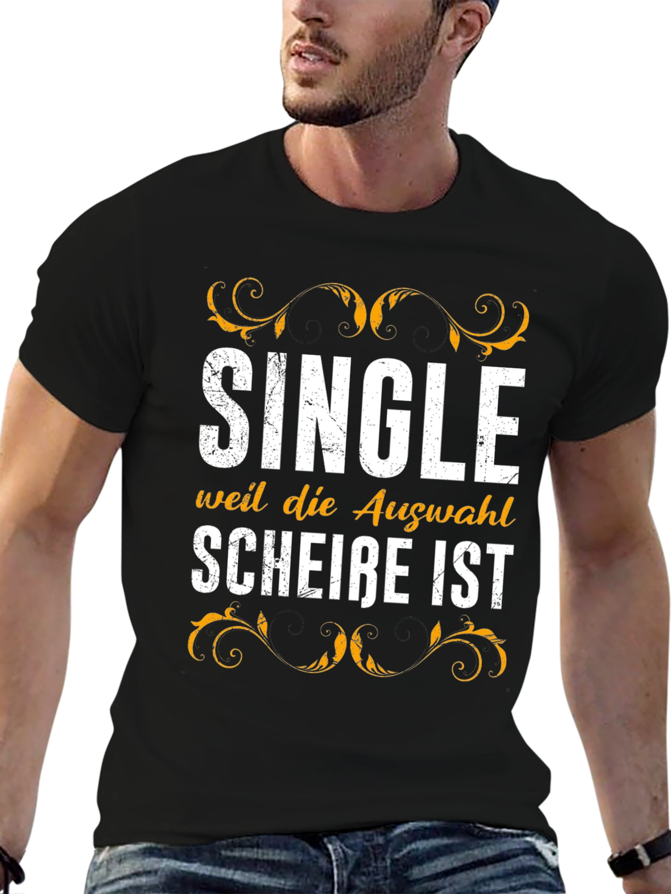 Black Single Because the Choice Sucks T-Shirt view 6
