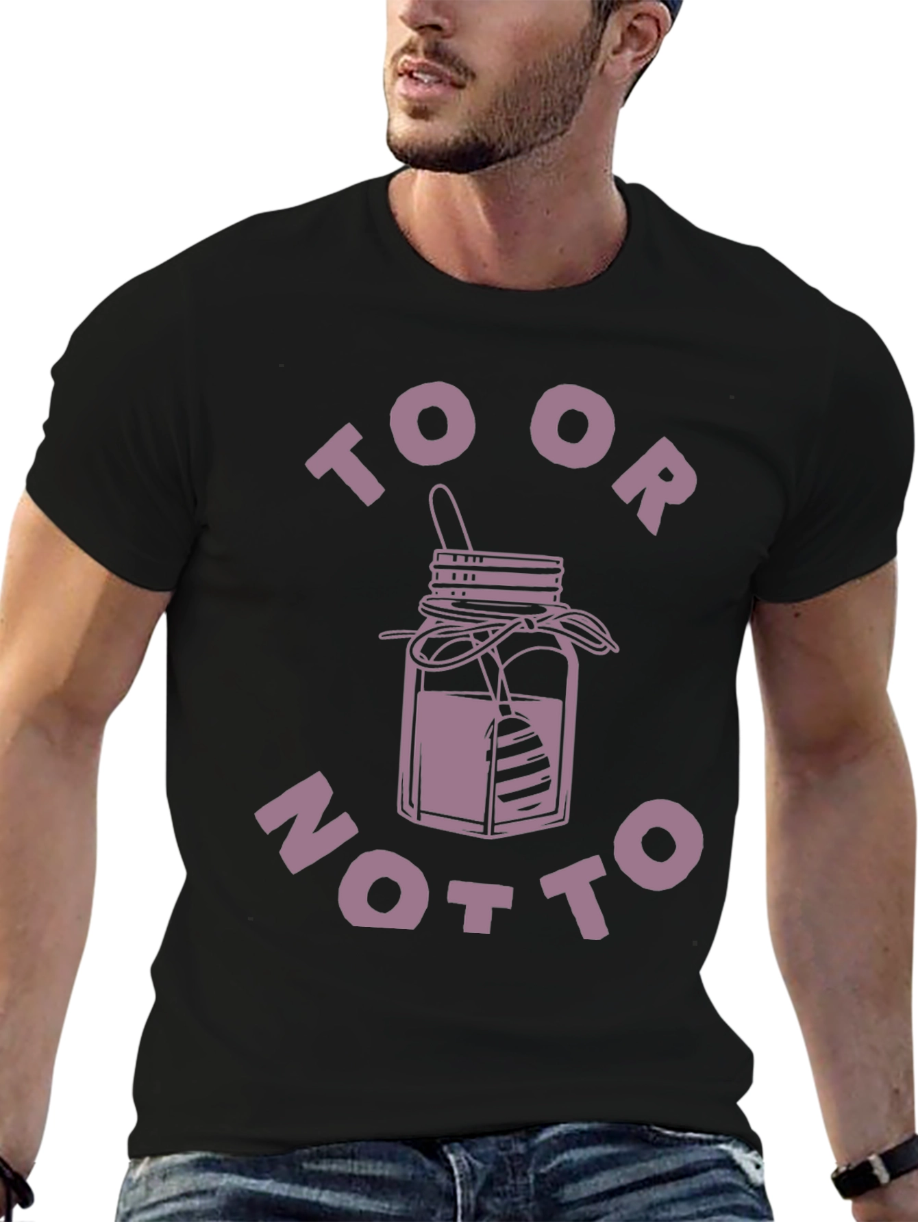 Black To Or Not To T-Shirt view 6