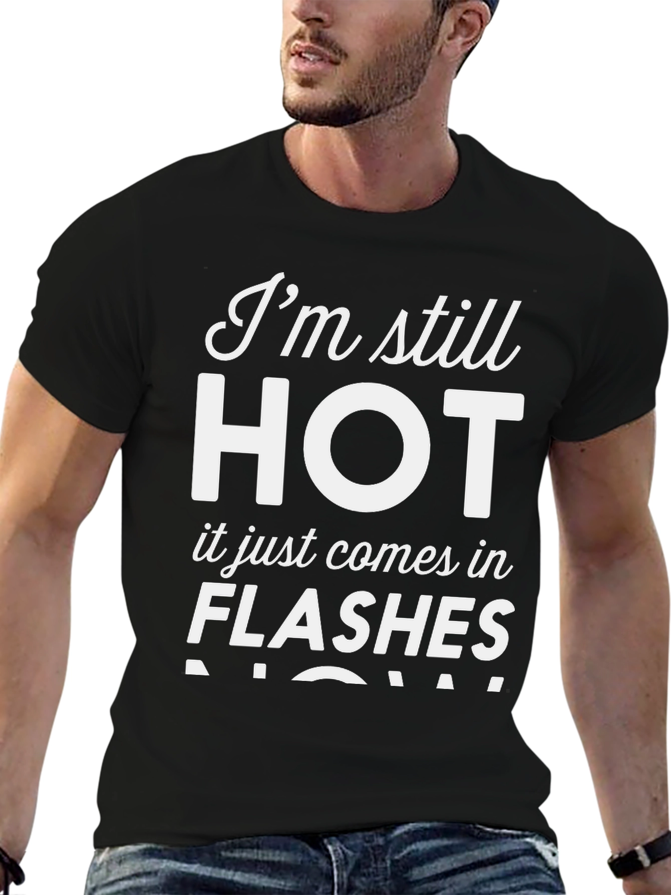 Black I'm Still HOT - Funny Women's T-Shirt view 6
