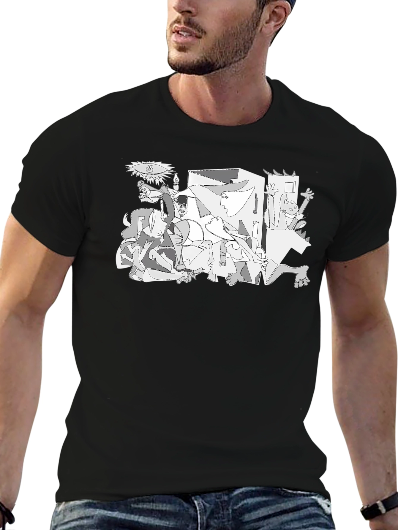 Guernica Art T-Shirt - Stylish Graphic Tee - 6