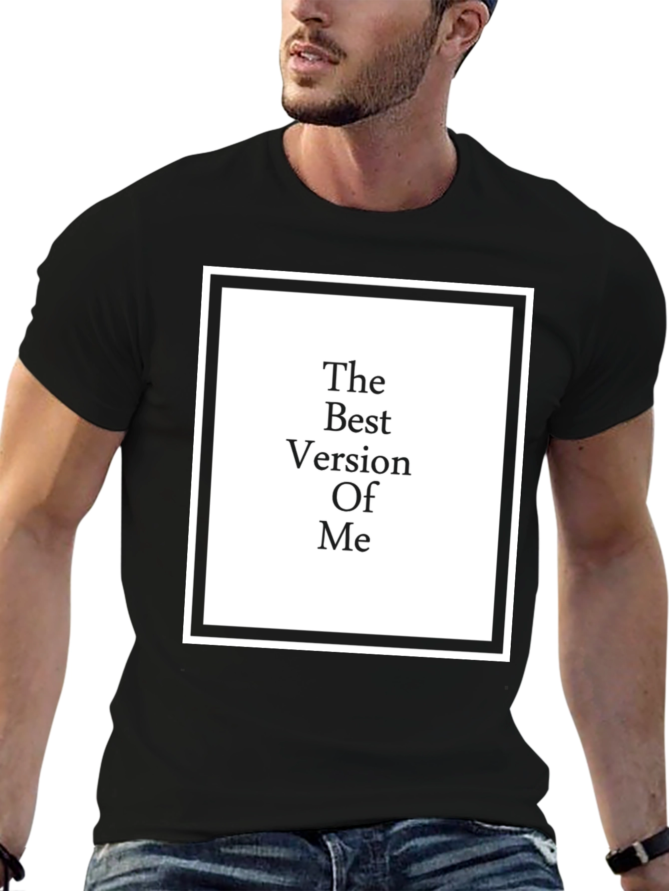 Black The Best Version of Me - Graphic T-Shirt view 6