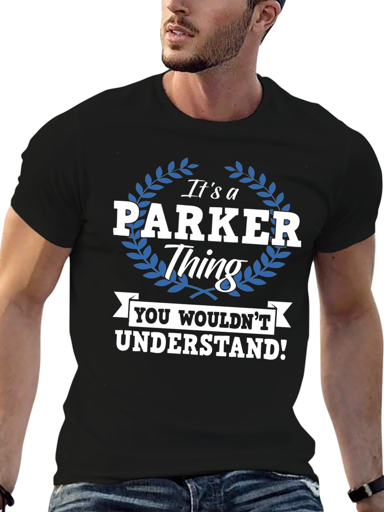 Black It's a Parker Thing T-Shirt - Funny Novelty Tee view 6