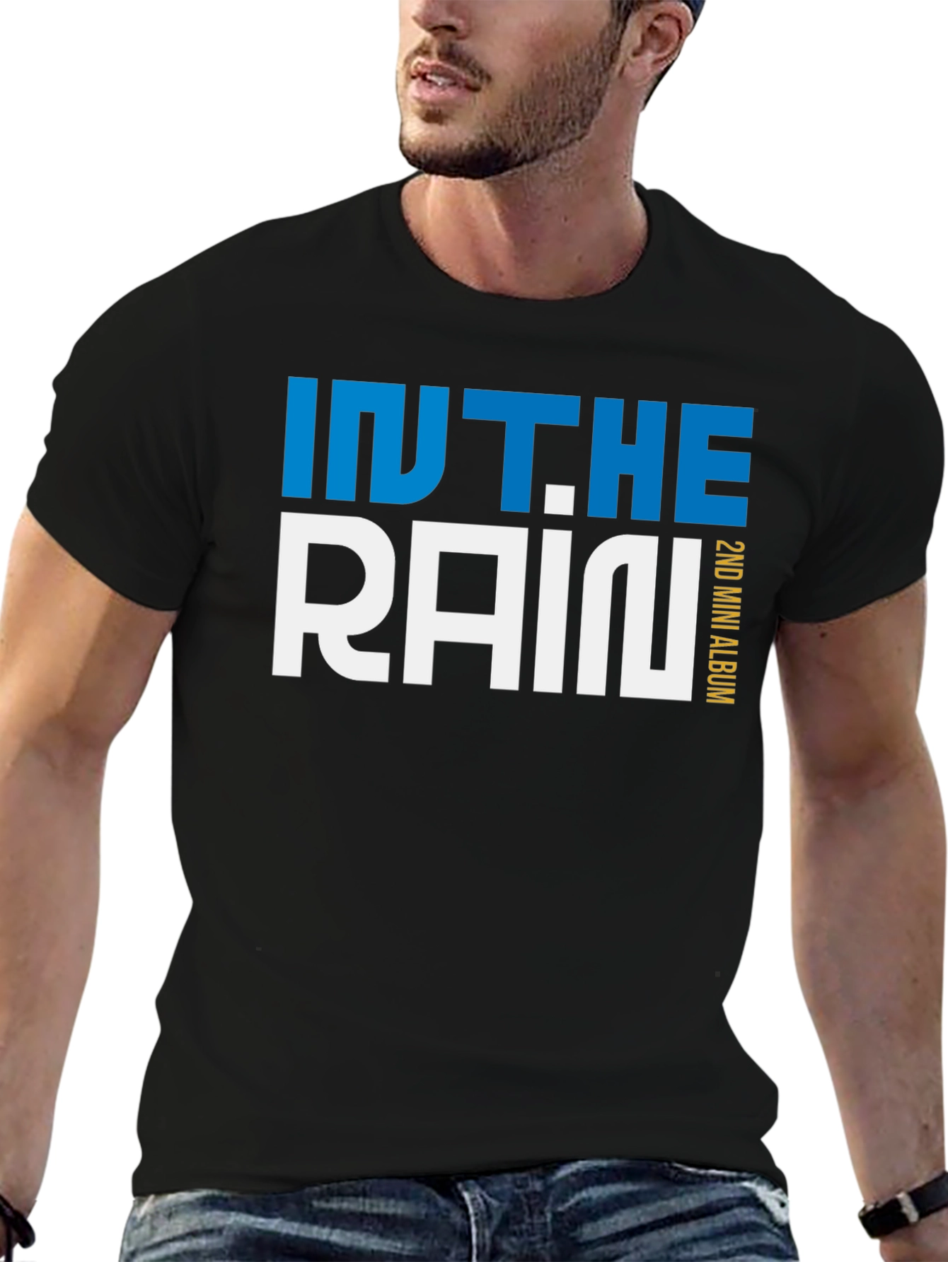 Black In The Rain 2nd Mini Album Black T-Shirt view 6