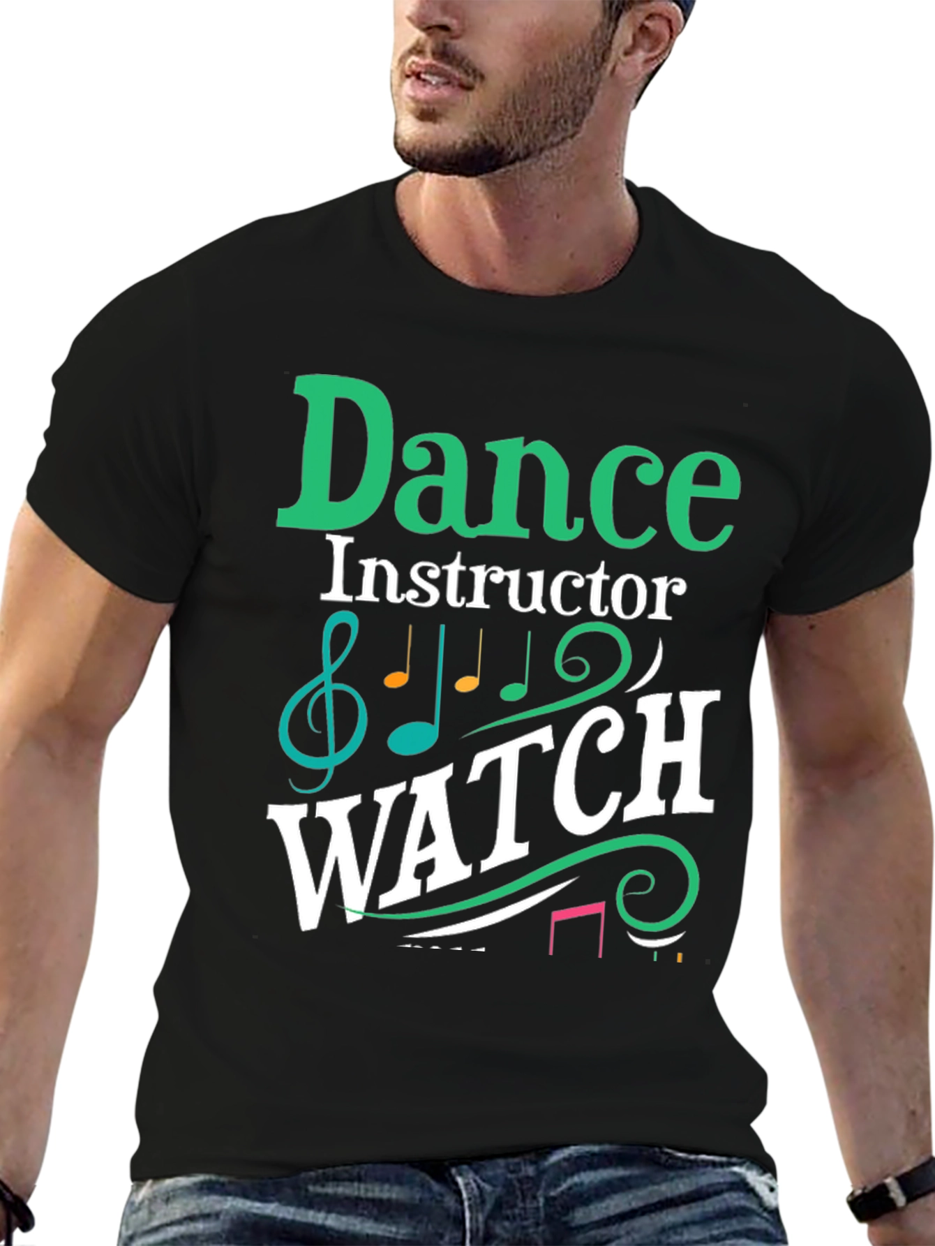 Black Dance Instructor Graphic Tee view 6