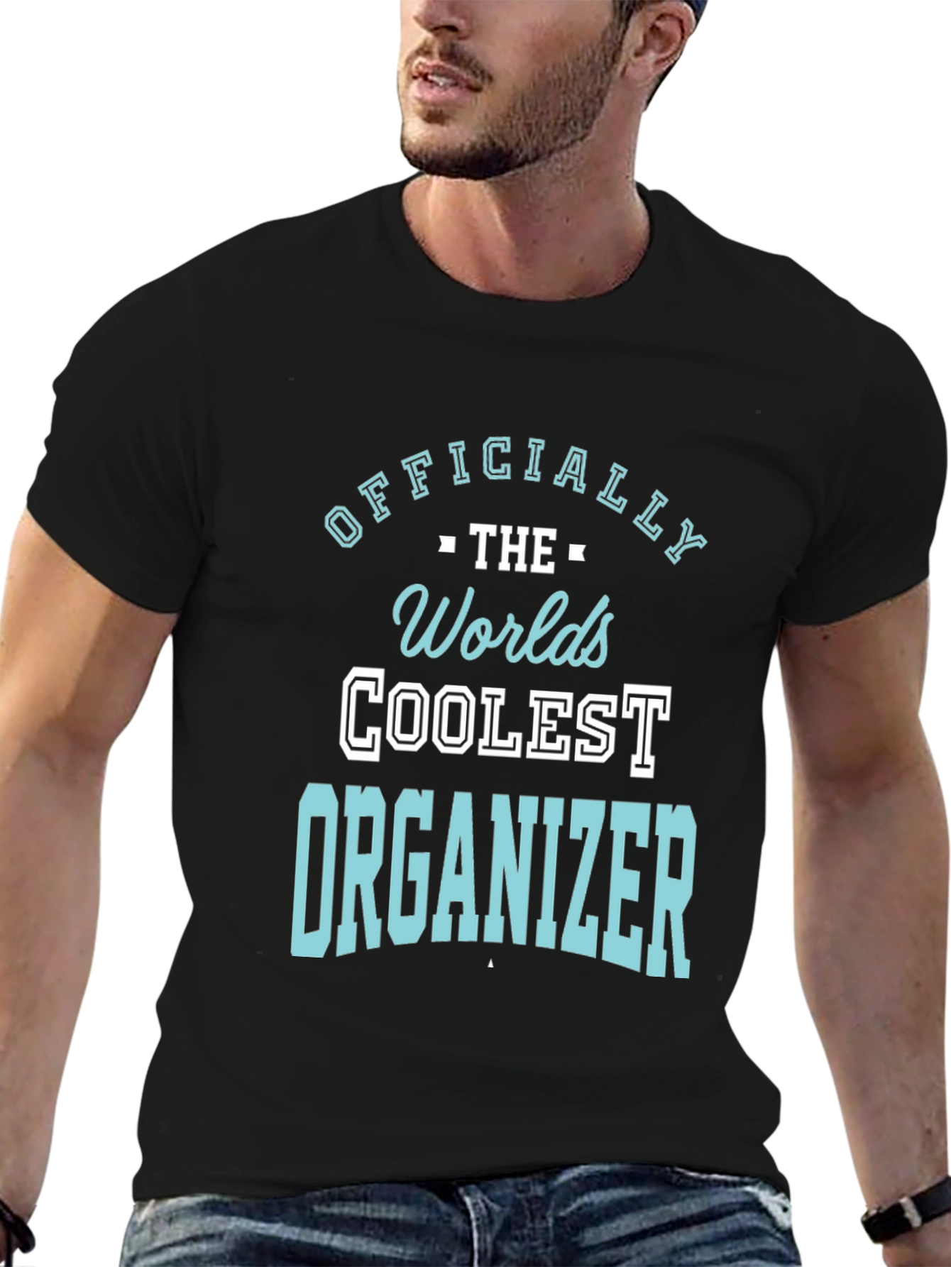 Black Coolest Organizer T-Shirt - Gift Idea view 6
