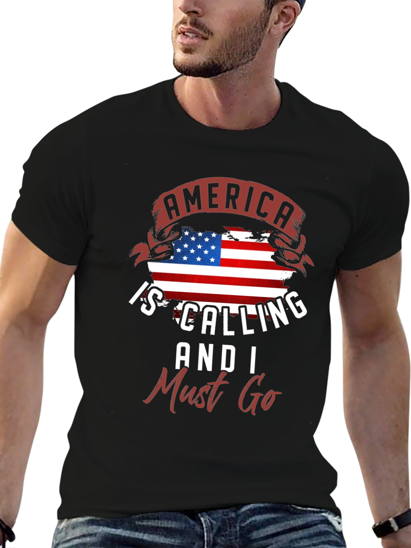 Black America Is Calling T-Shirt view 6