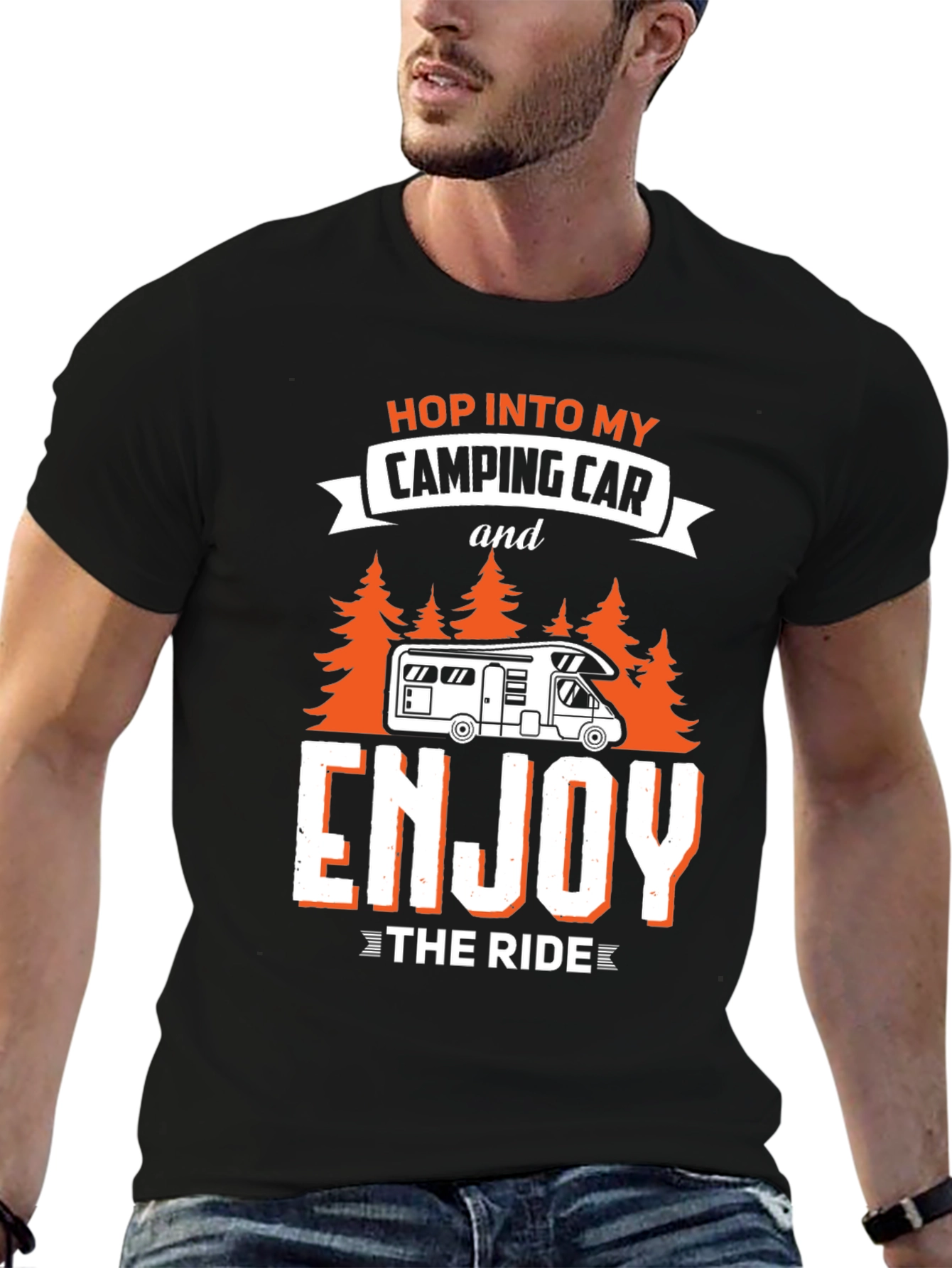 Camping Car Graphic T-Shirt - 6