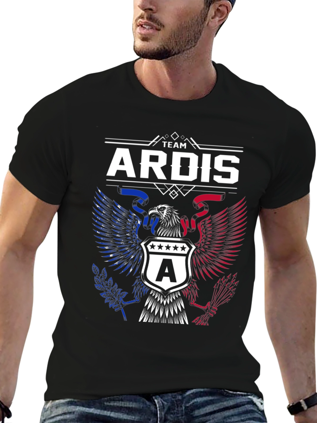 Team Ardis Eagle Graphic T-Shirt - Patriotic Design - 6