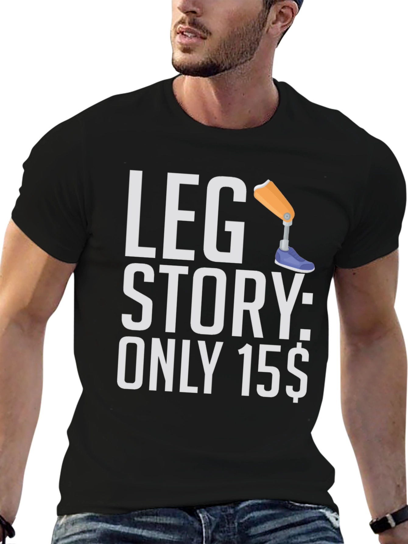 Black Leg Story T-Shirt - Only 15$ view 6
