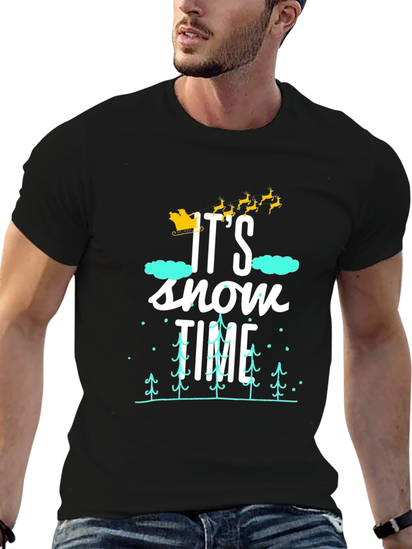 It's Snow Time Graphic Tee - 6