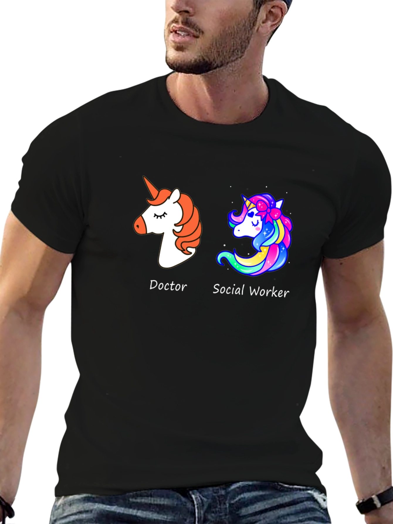 Doctor and Social Worker Unicorn T-Shirt - 6