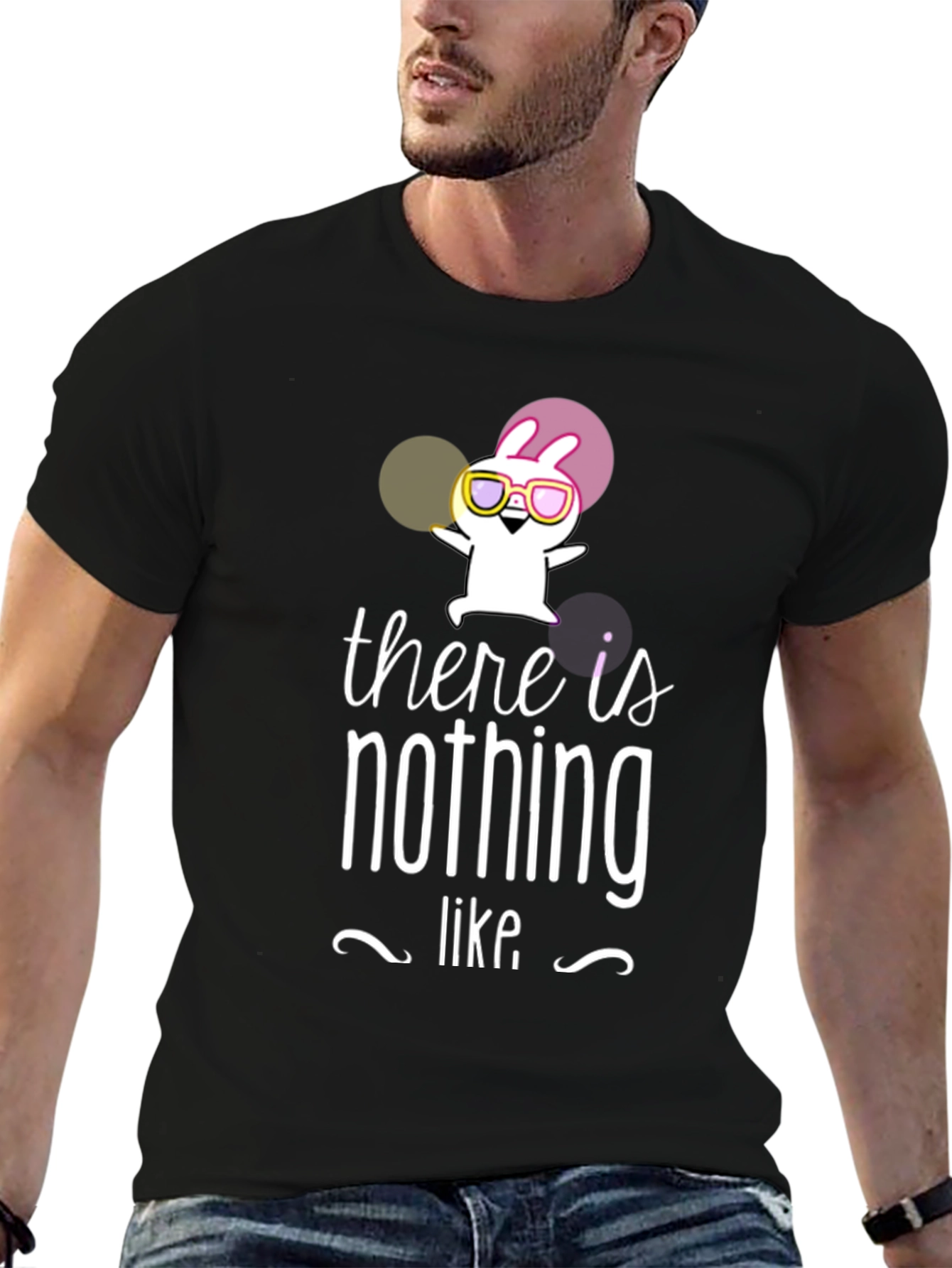 Black Unique Graphic Tee: There is Nothing Like... view 6
