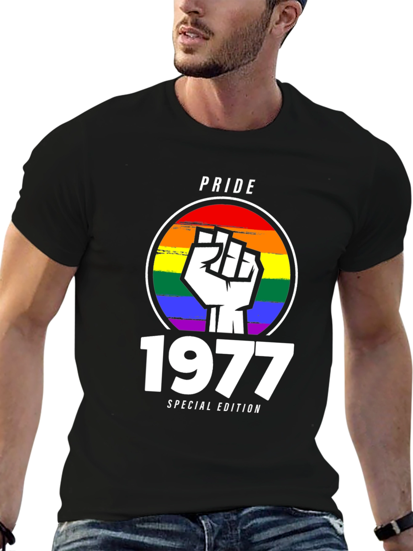 Black Pride 1977 Special Edition Graphic T-Shirt view 6