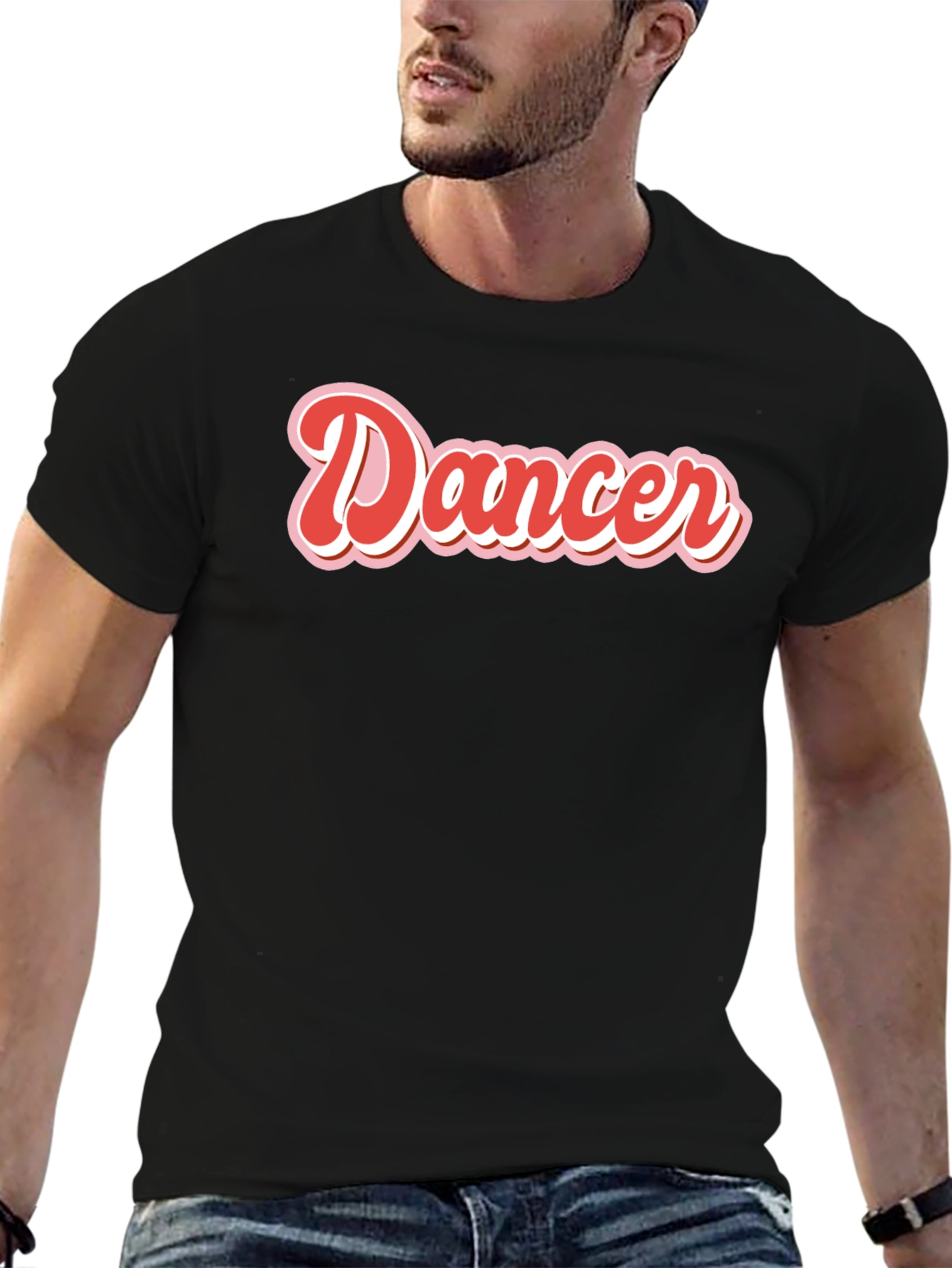 Black Dancer Graphic Tee - Retro Style view 6