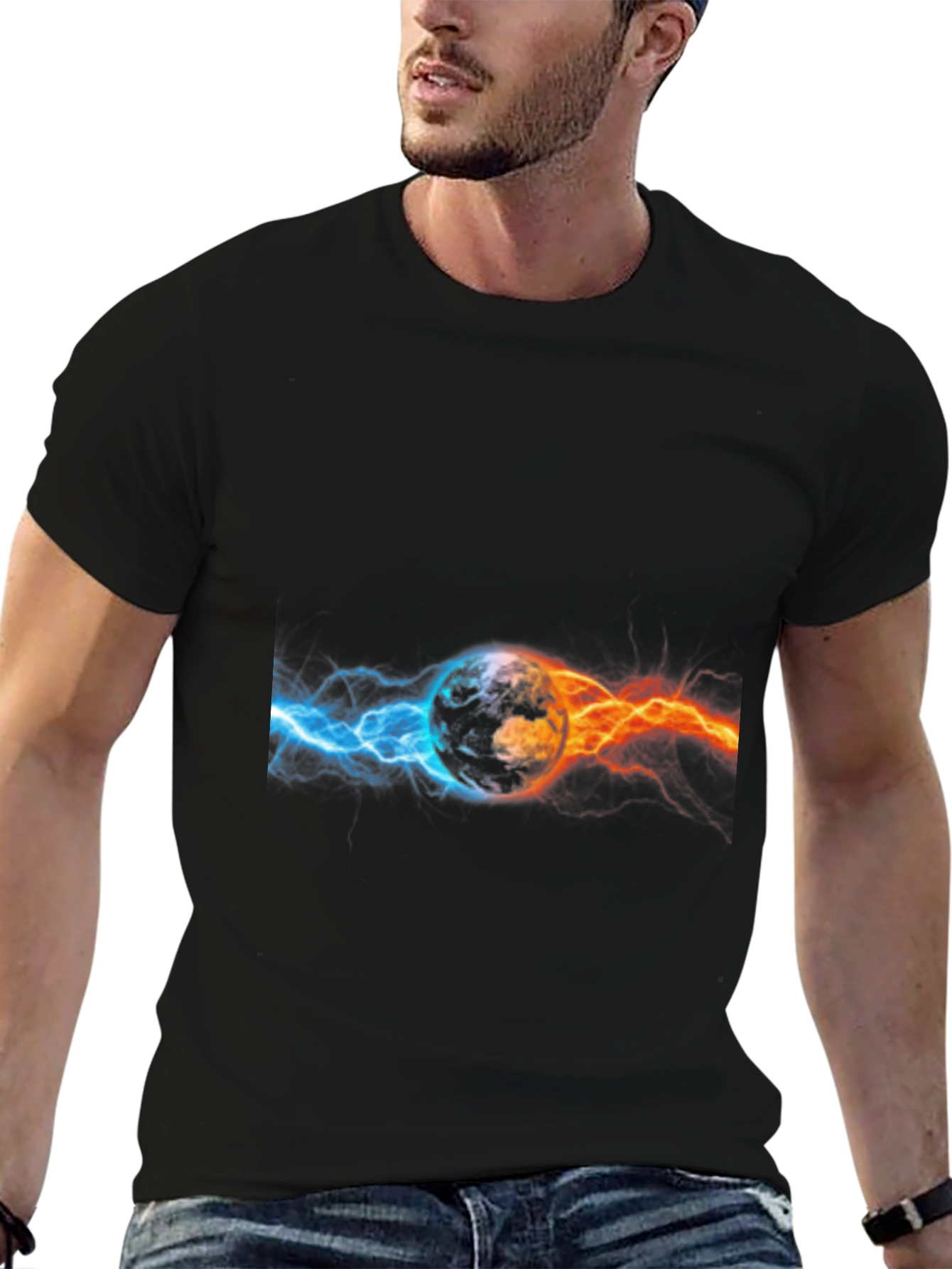 Black Earth Element Black T-Shirt view 6