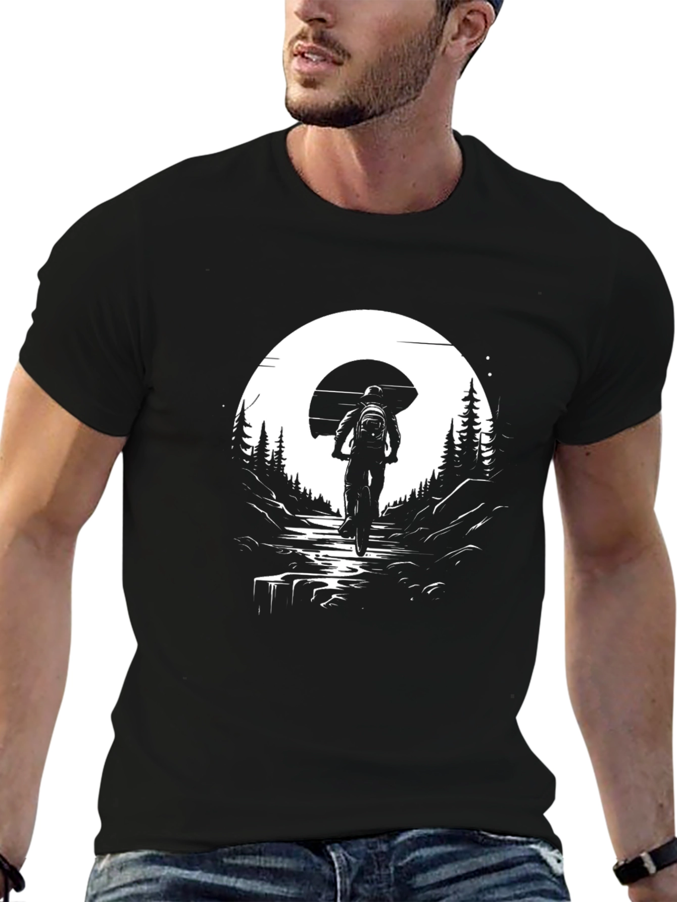 Black Mountain Biker T-Shirt view 6