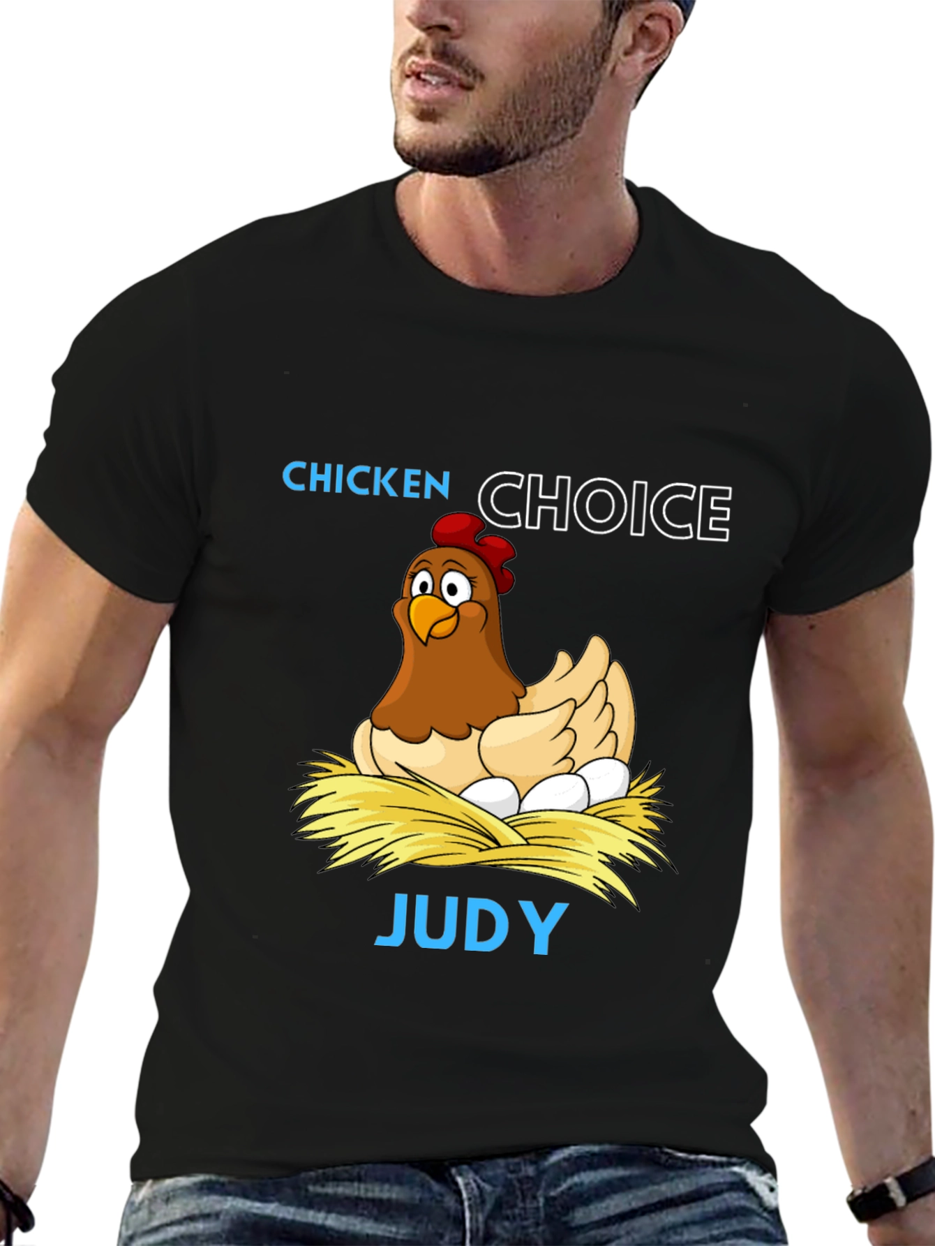 Black Chicken Choice Judy Graphic Tee view 6