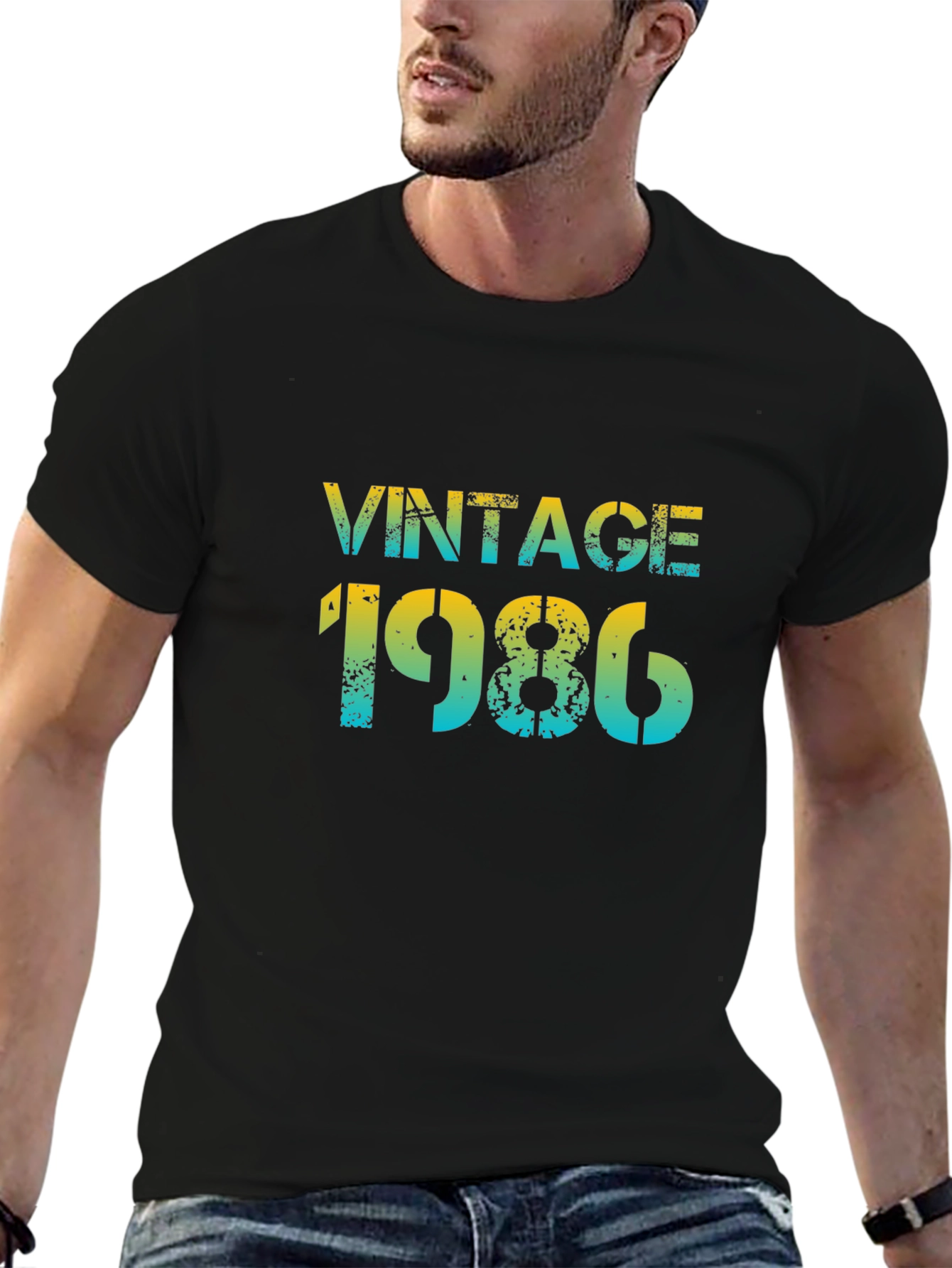 Black Vintage 1986 Graphic T-Shirt view 6