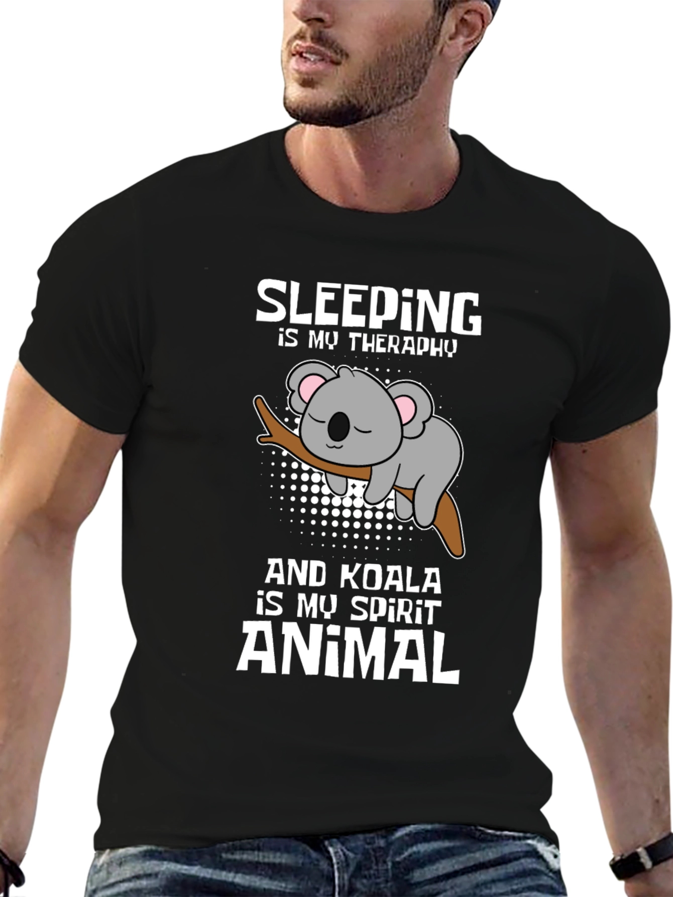 Sleeping Koala T-Shirt - My Spirit Animal - 6