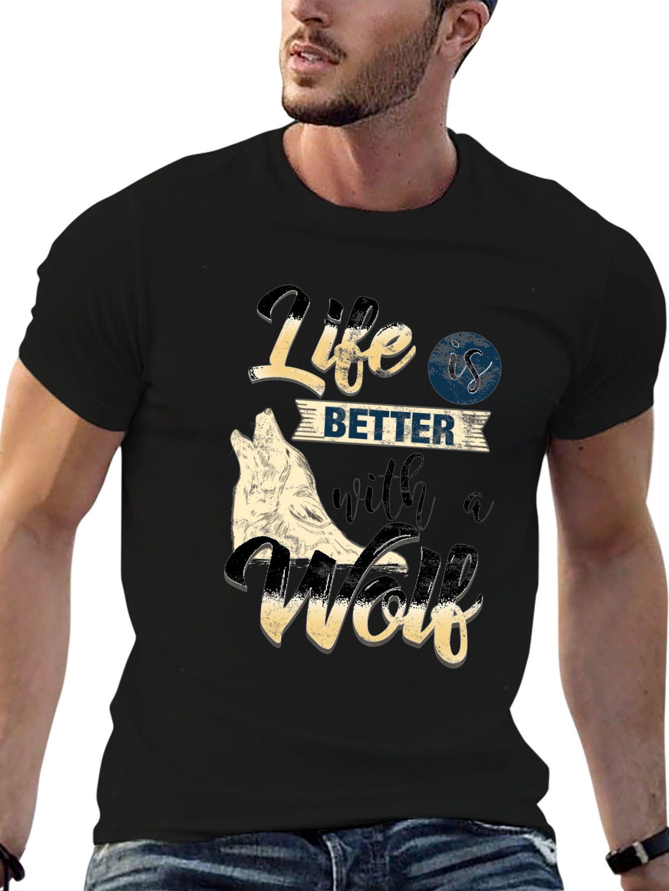 Life is Better with a Wolf T-Shirt - 6