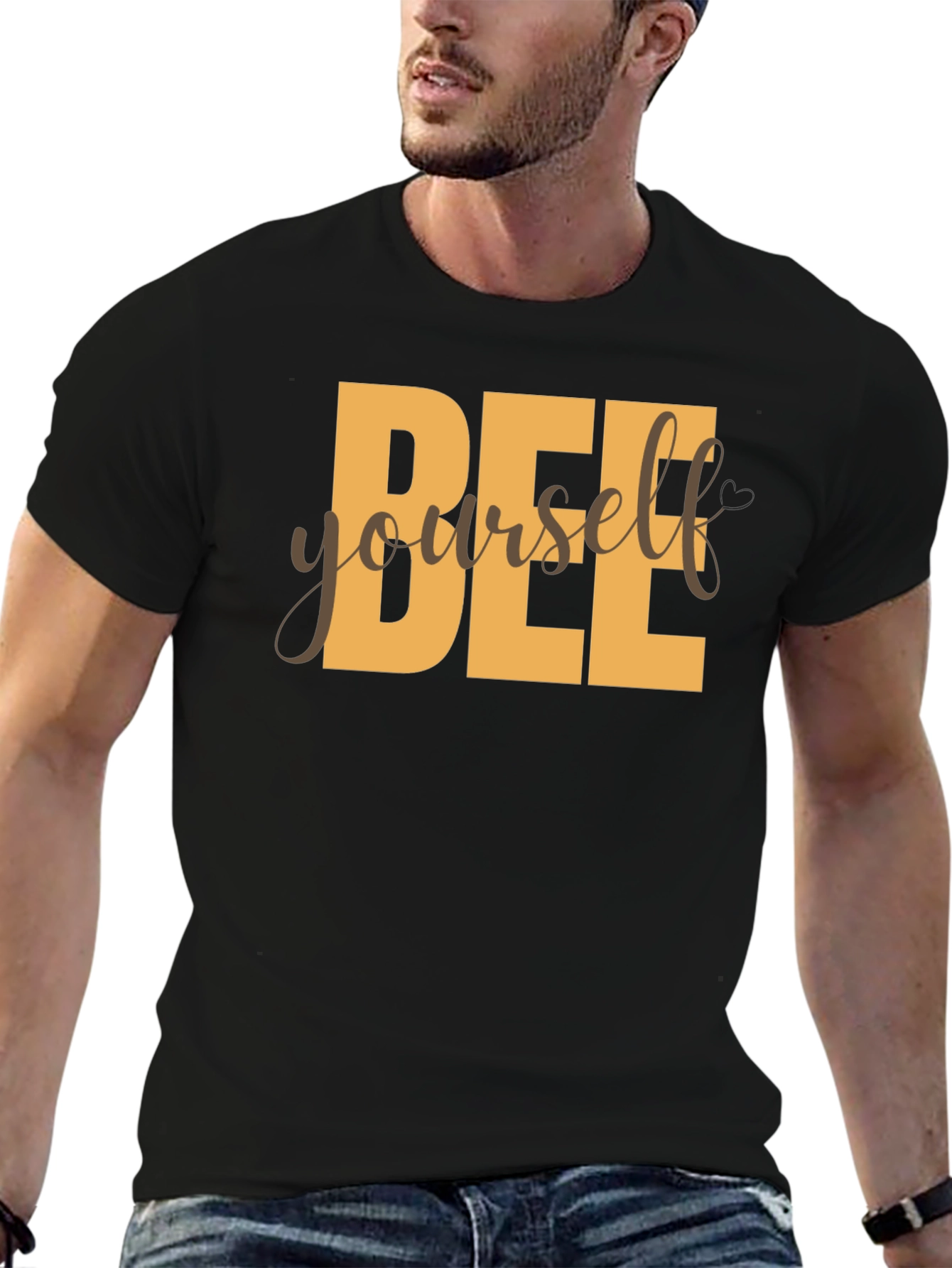 Black Bee Yourself Graphic T-Shirt view 6