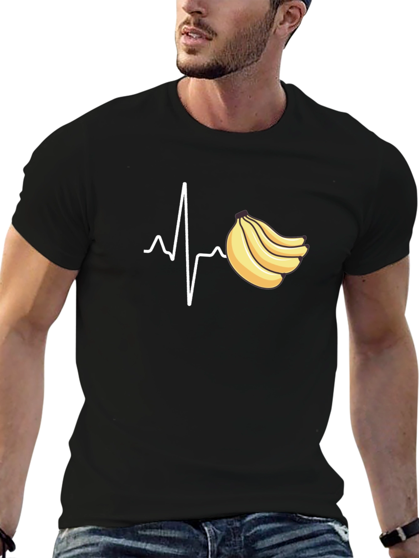 Black Banana Heartbeat Graphic Tee - Unisex view 6