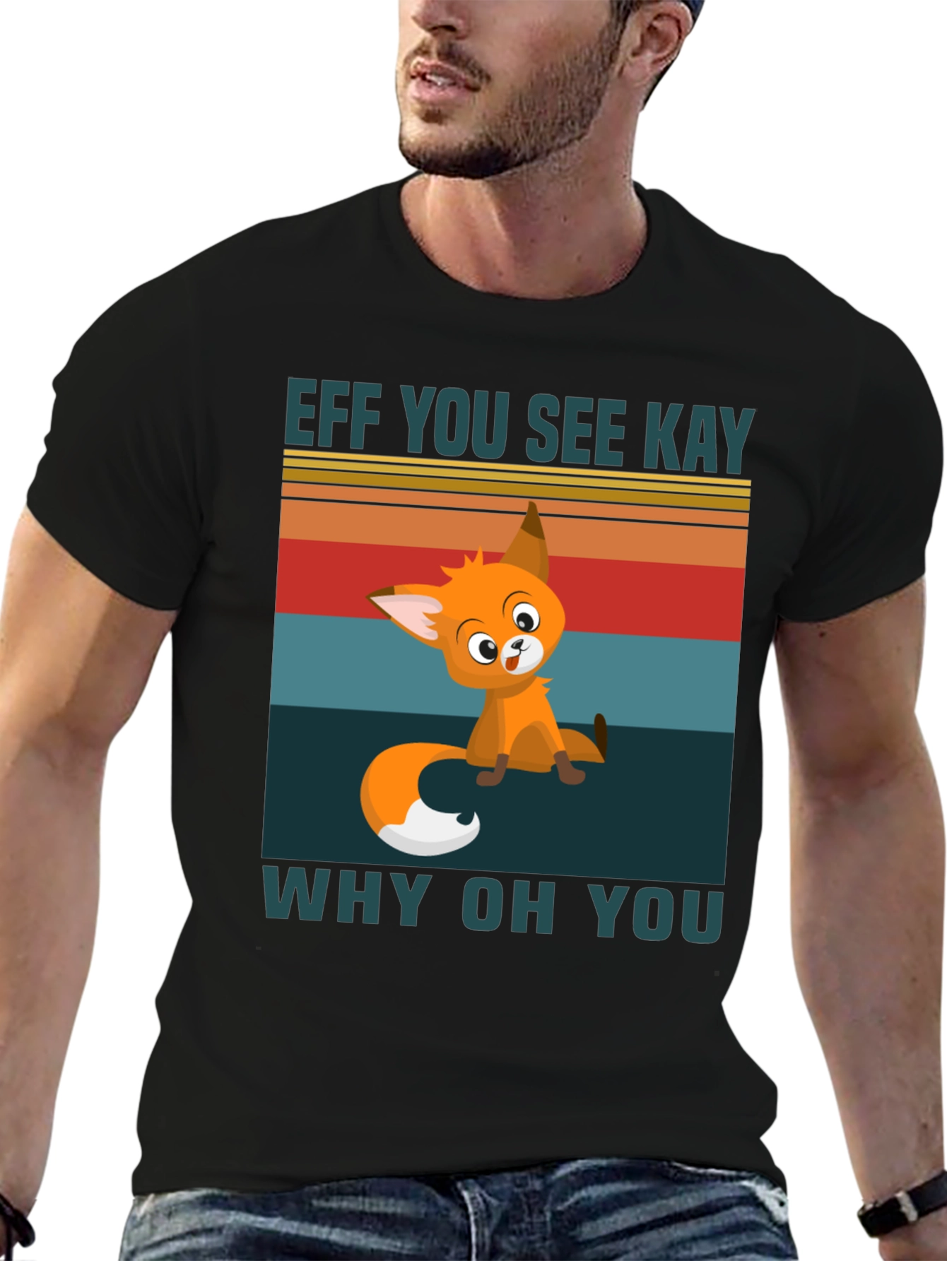 Black Eff You See Kay Why Oh You T-Shirt view 6