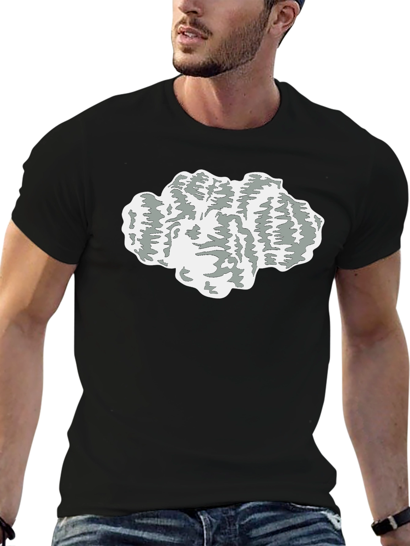 Black Cloud Graphic Tee - Unique Design, Soft Fabric view 6