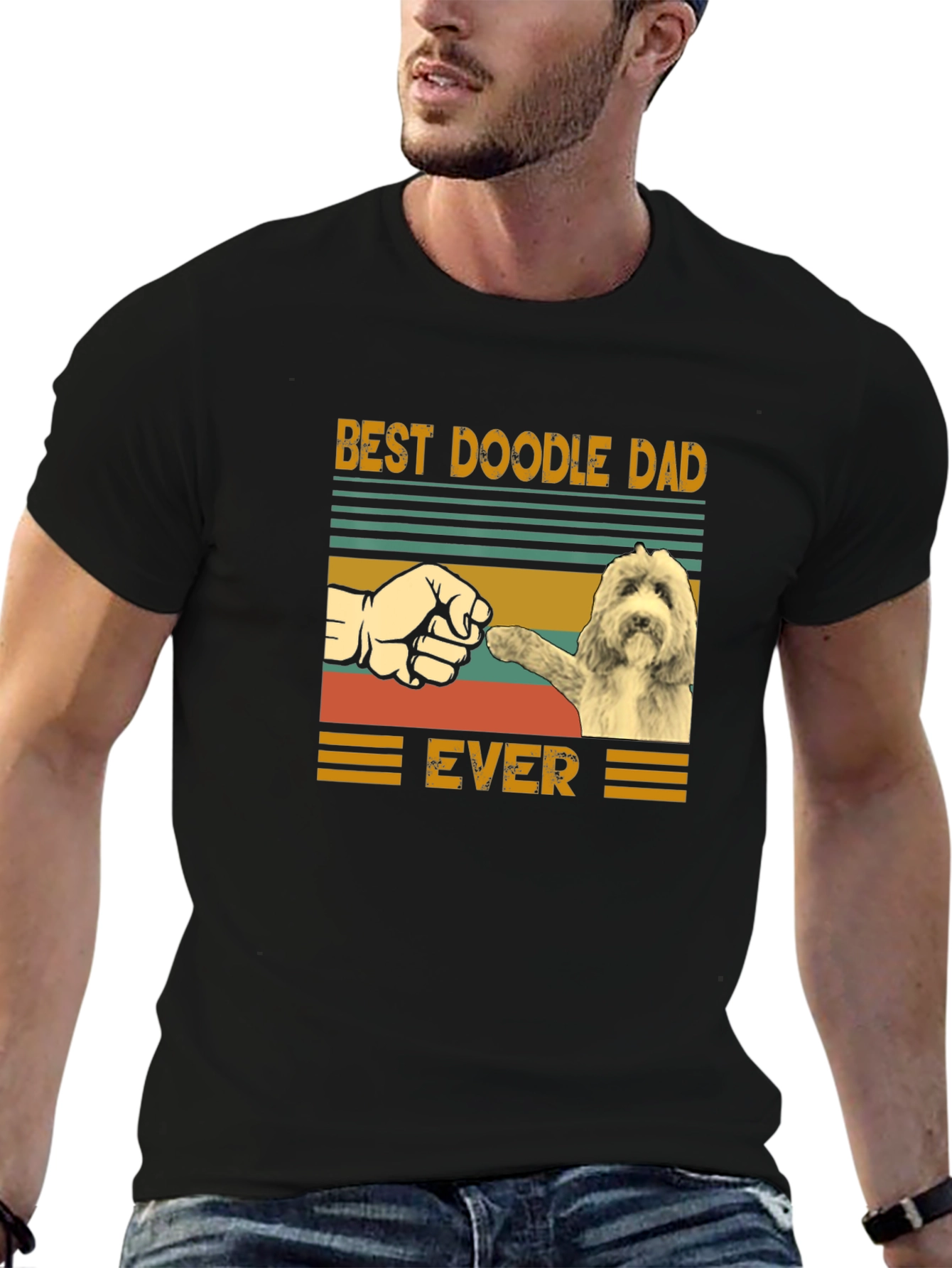 Best Doodle Dad Ever T-Shirt - 6