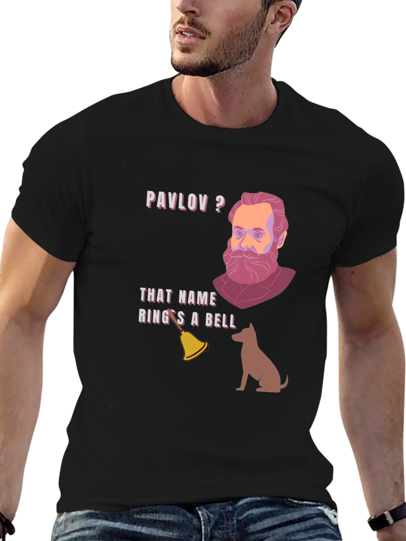 Black Pavlov's Dog T-Shirt - That Name Rings a Bell! view 6