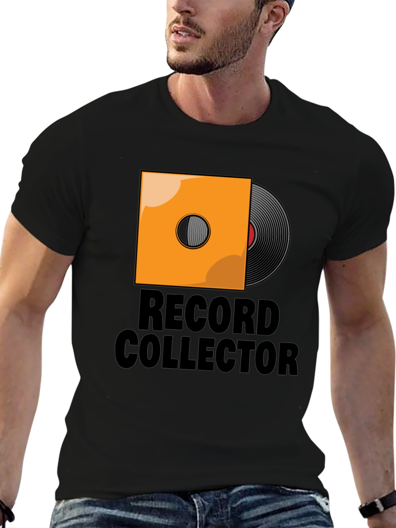 Black Record Collector T-Shirt view 6