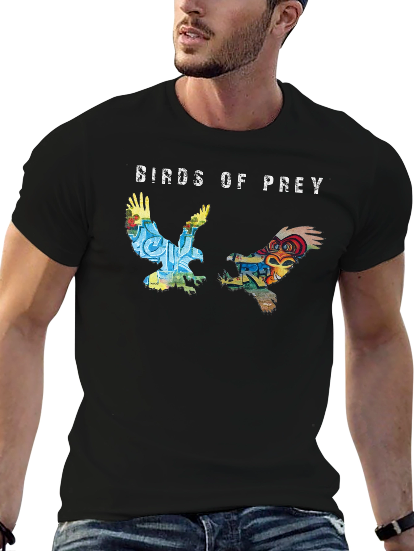 Birds of Prey Graphic Tee - Unique Design - 6