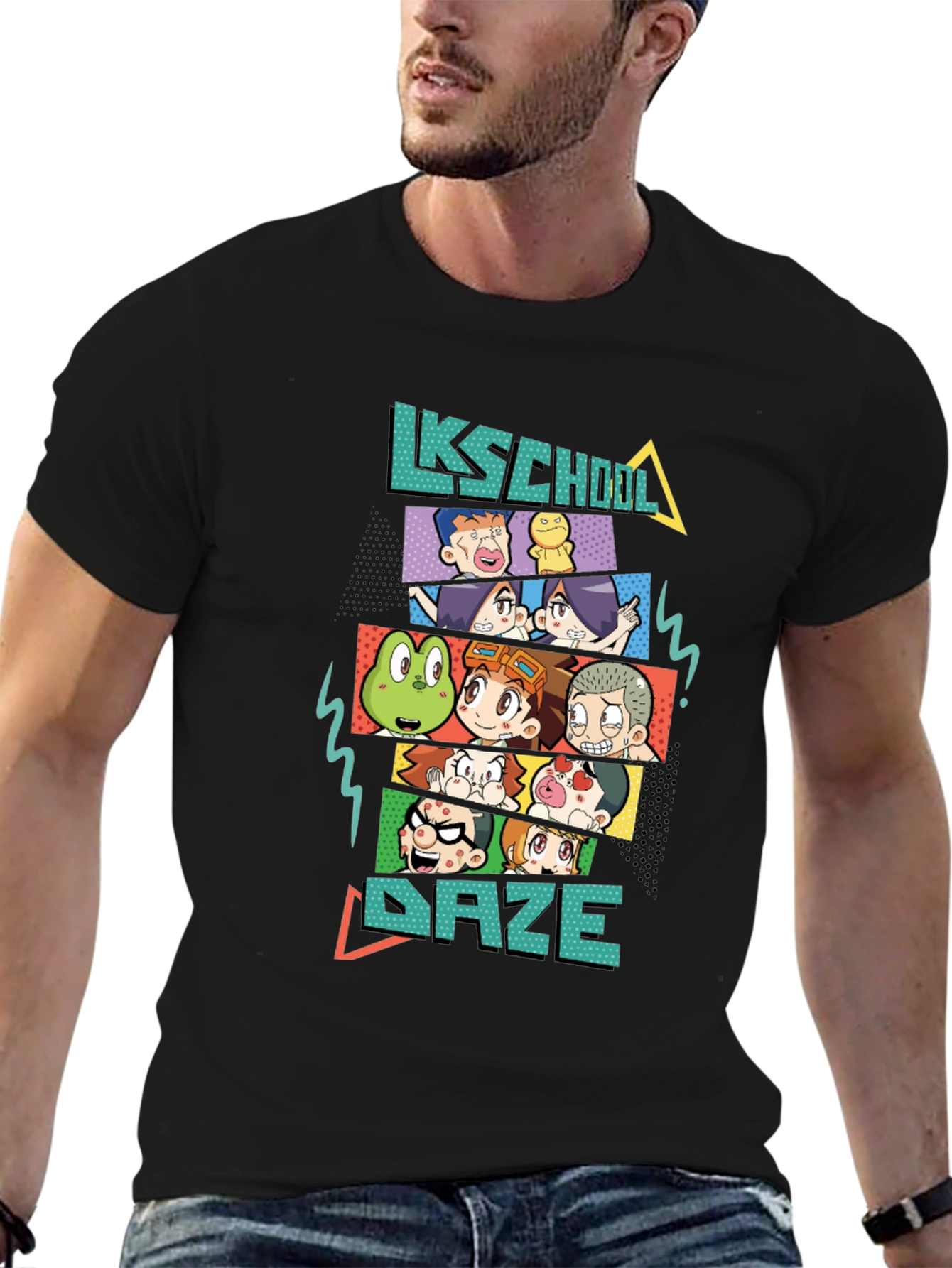 Black LKSchool Daze Graphic T-Shirt view 6