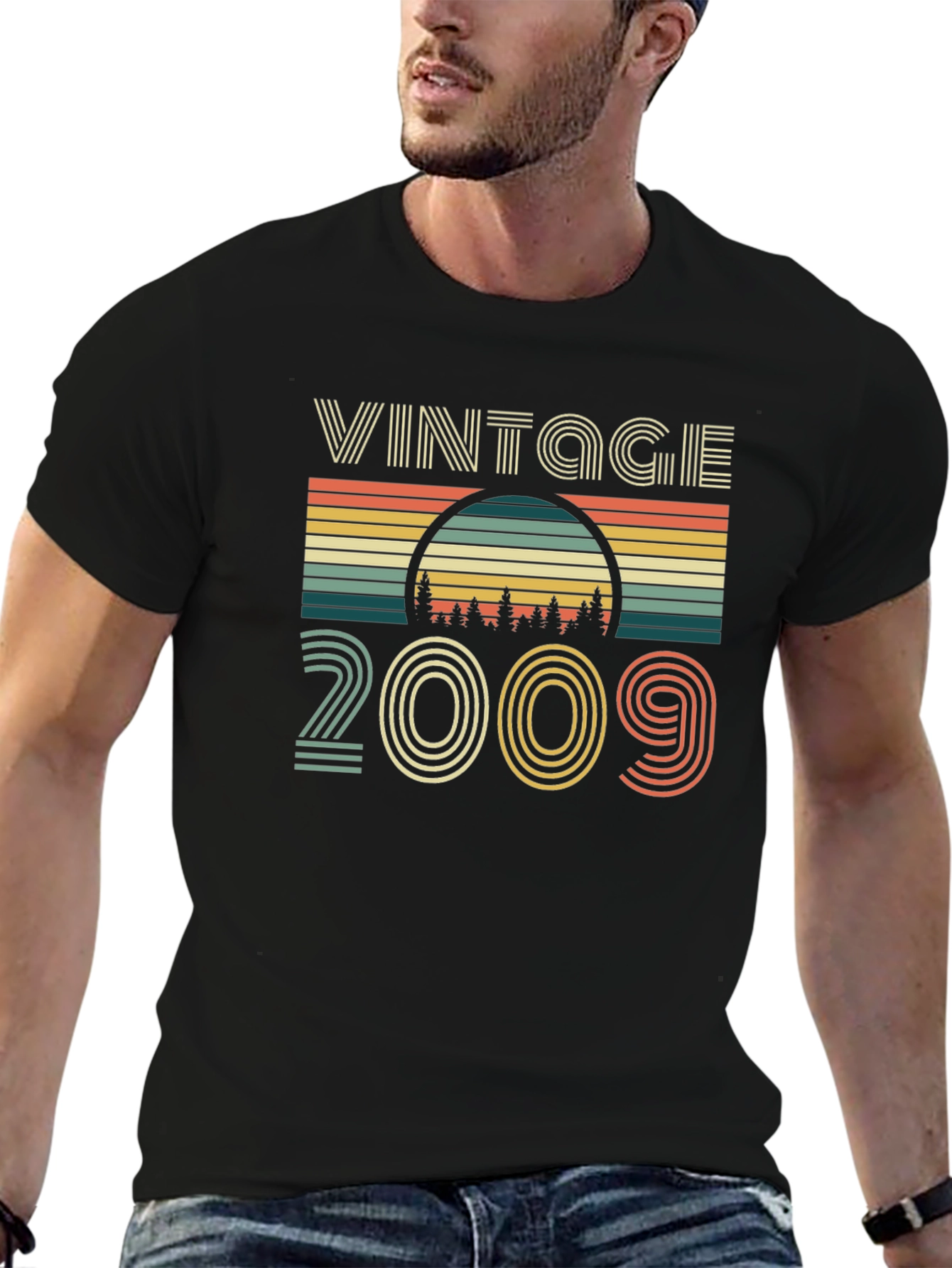 Black Vintage 2009 Graphic T-Shirt Retro Birthday Gift view 6