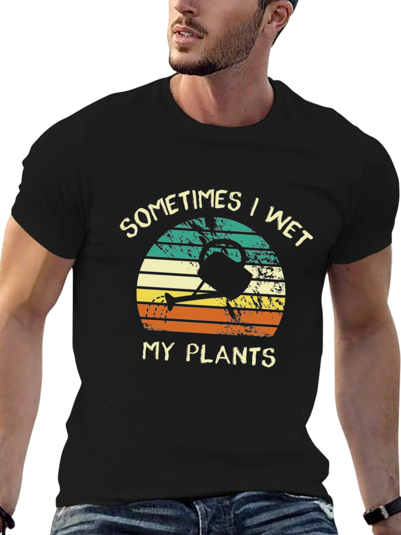 Sometimes I Wet My Plants Men's Graphic T-Shirt - 6