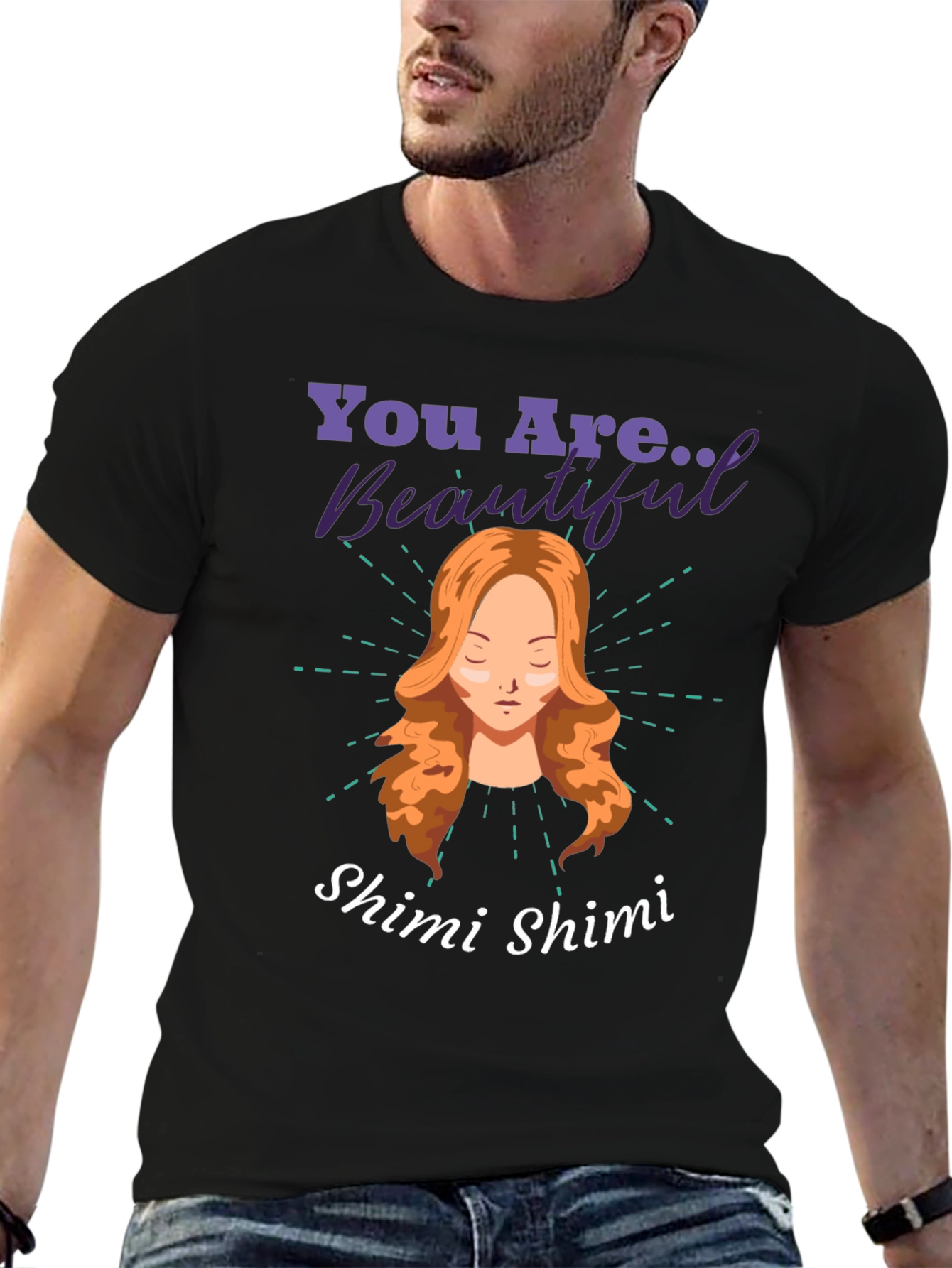 Black You Are Beautiful Shimi T-Shirt view 6
