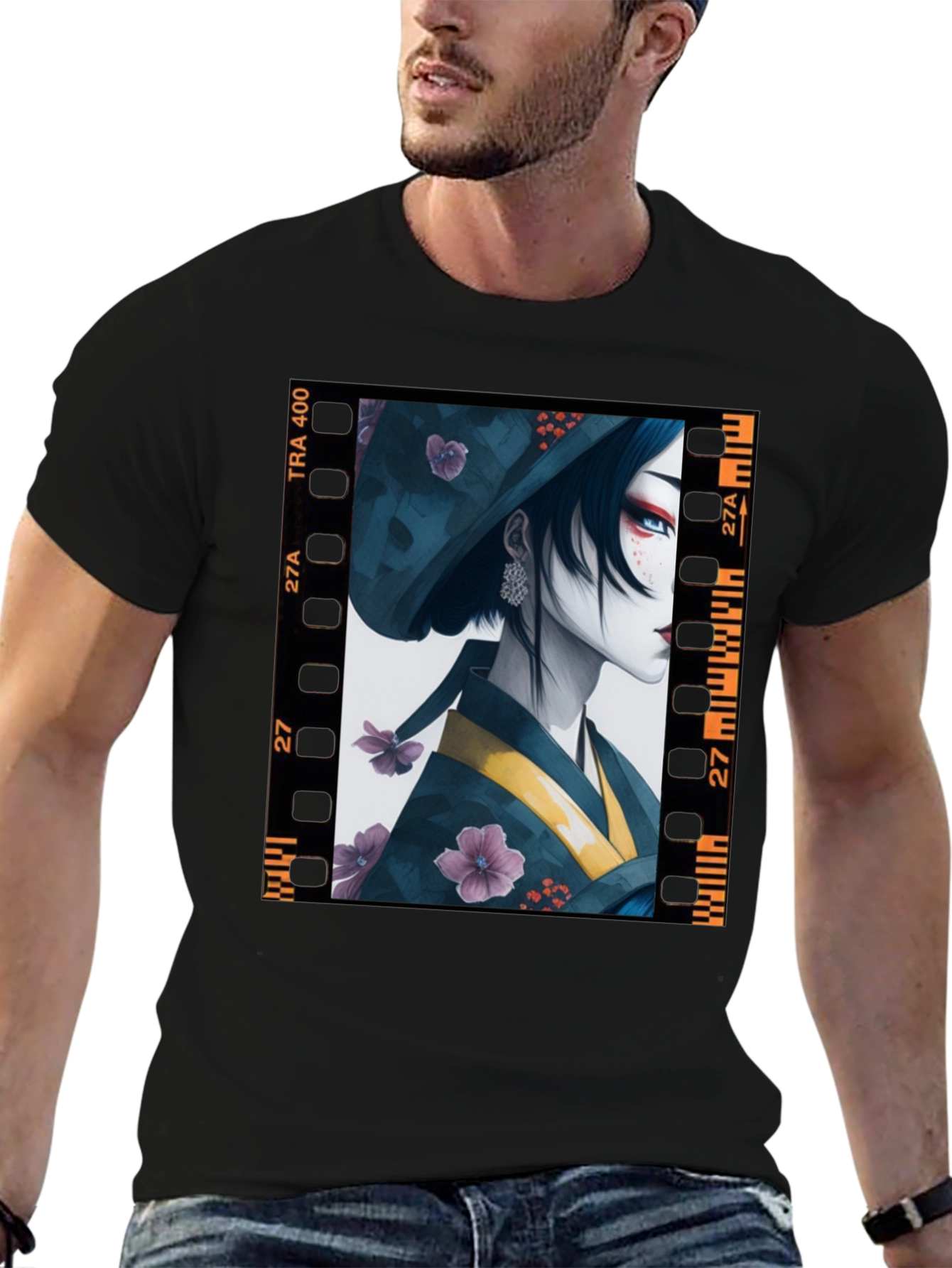 Black Film Geisha Graphic Tee view 6