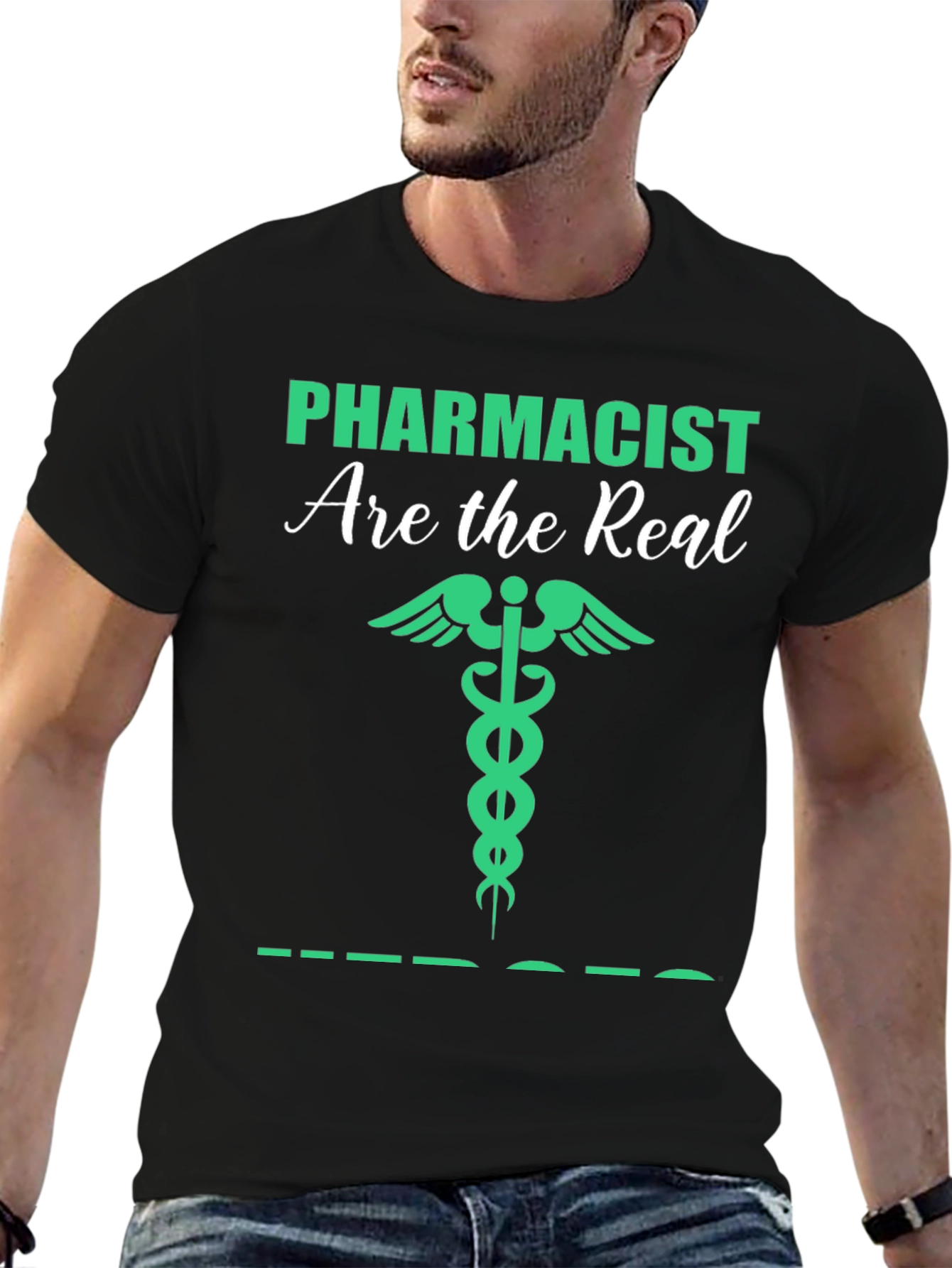 Black Pharmacist Hero Tee view 6