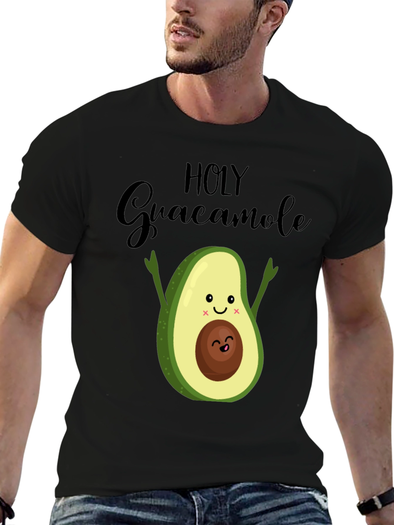 Holy Guacamole T-Shirt - Cute Avocado Design - 6