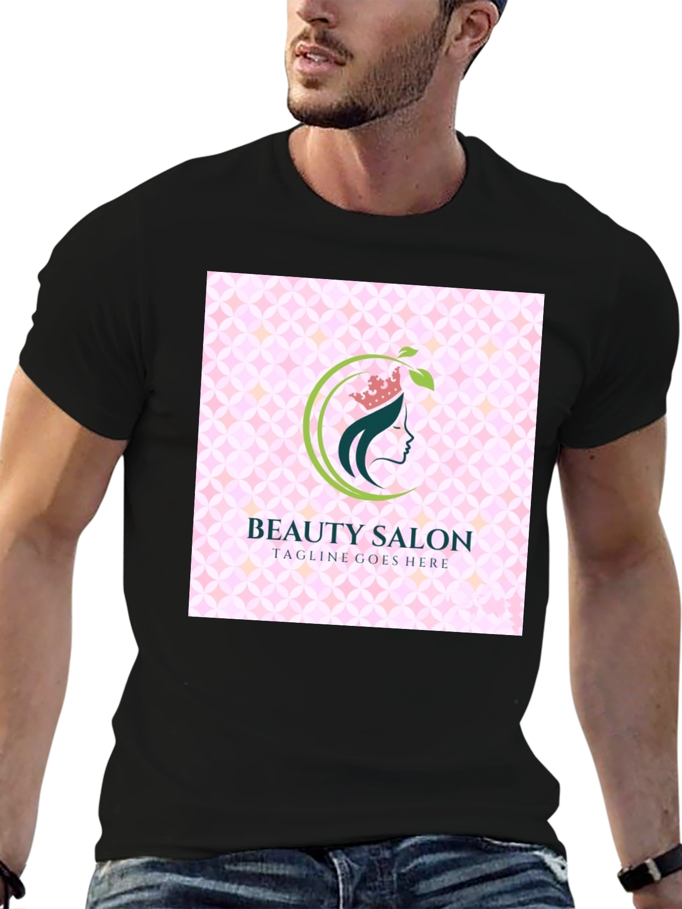 Black Beauty Salon Graphic T-Shirt view 6