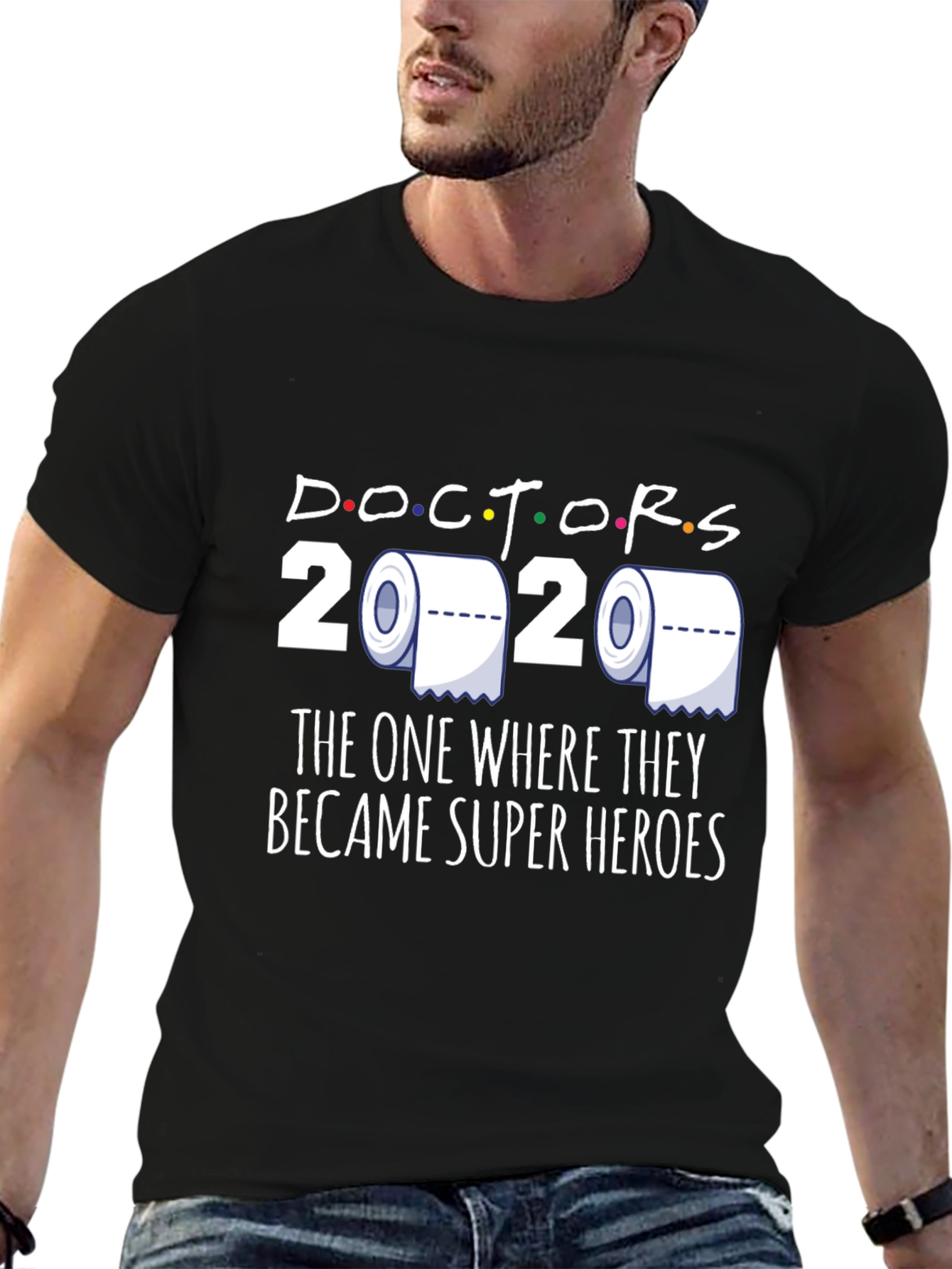Black Doctors 2020 Superheroes T-Shirt view 6