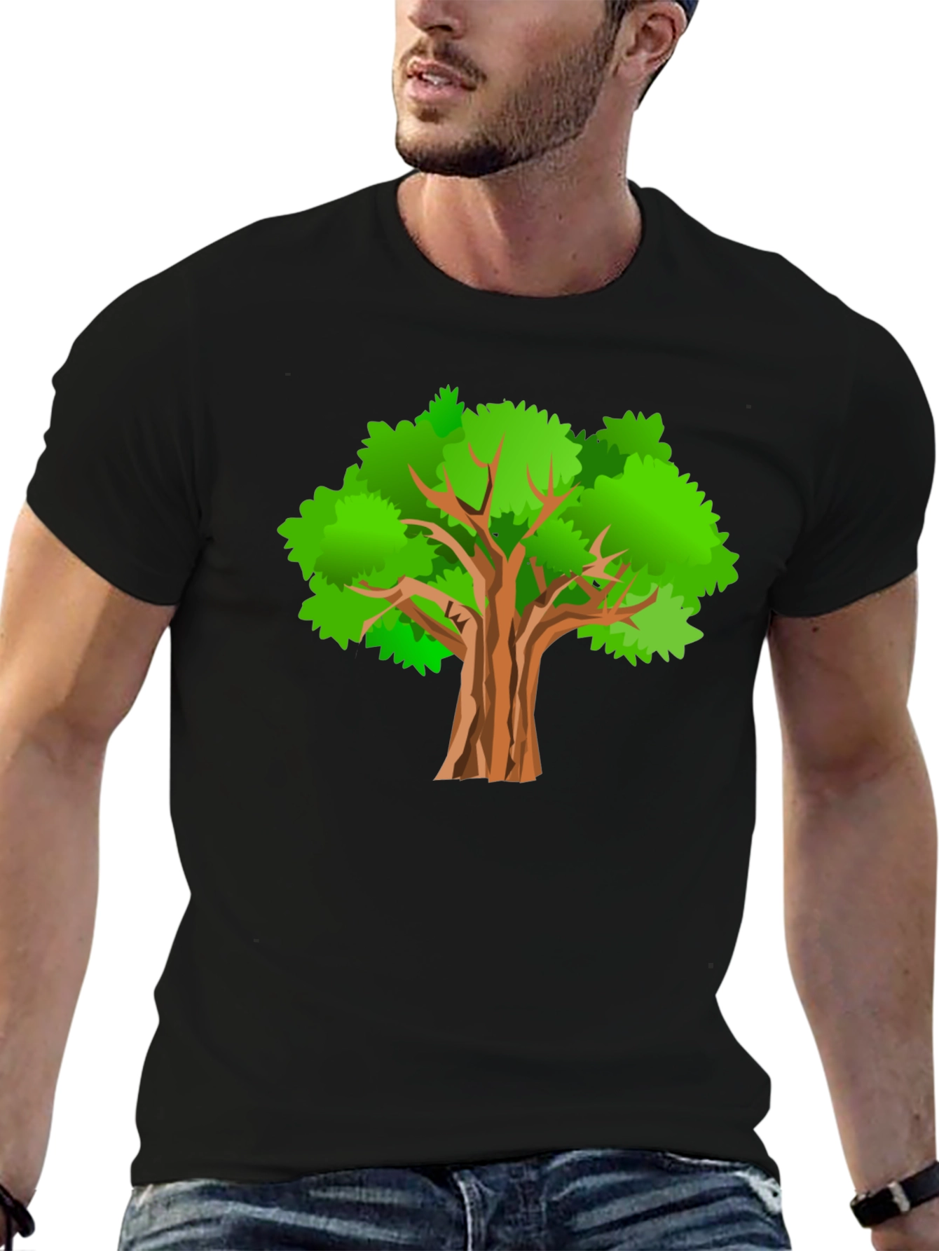 Tree Graphic Tee - Nature Inspired Design - 6
