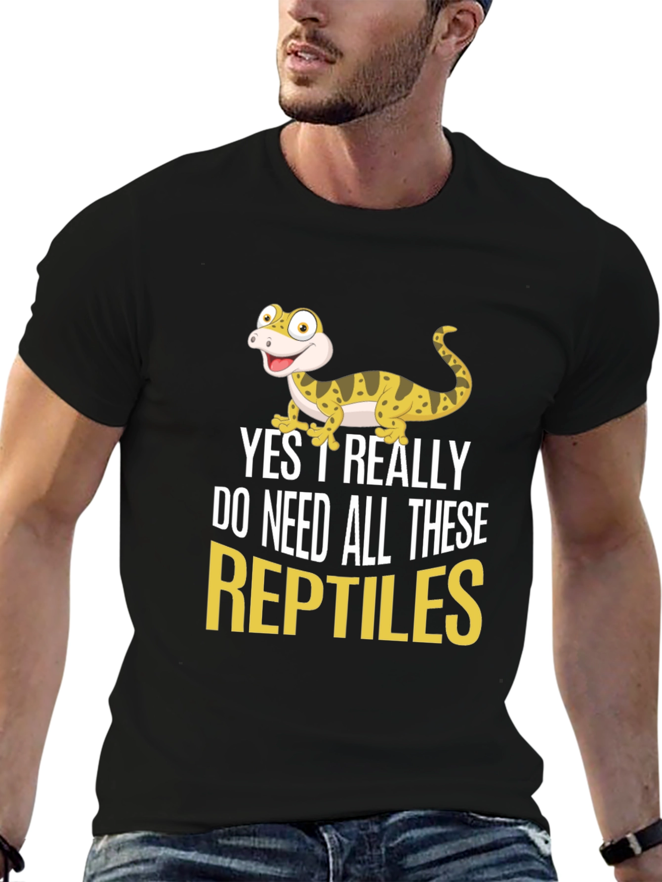 Reptile Lover T-Shirt - Gecko Graphic Tee - 6