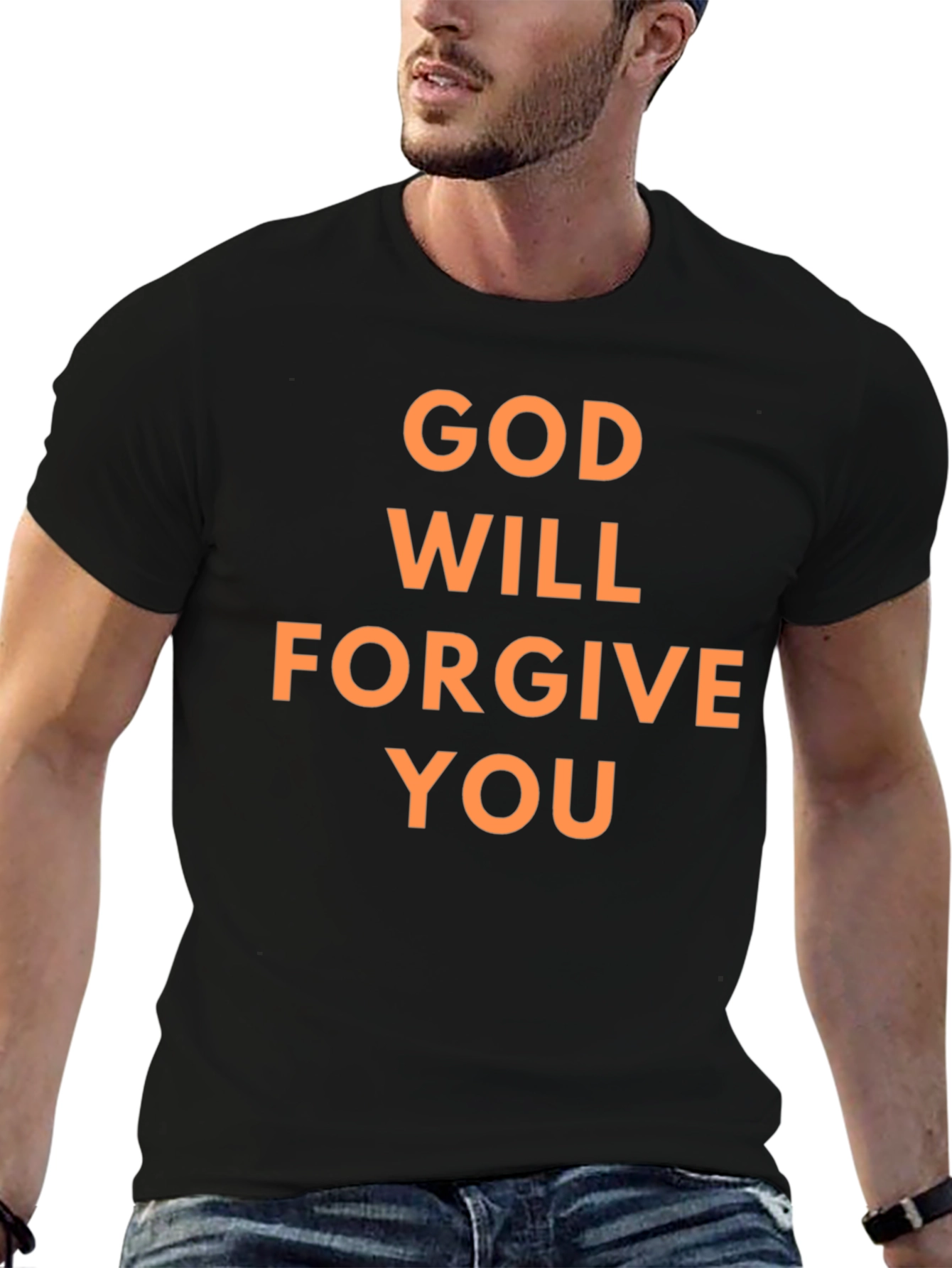 Black God Will Forgive You Graphic T-Shirt view 6