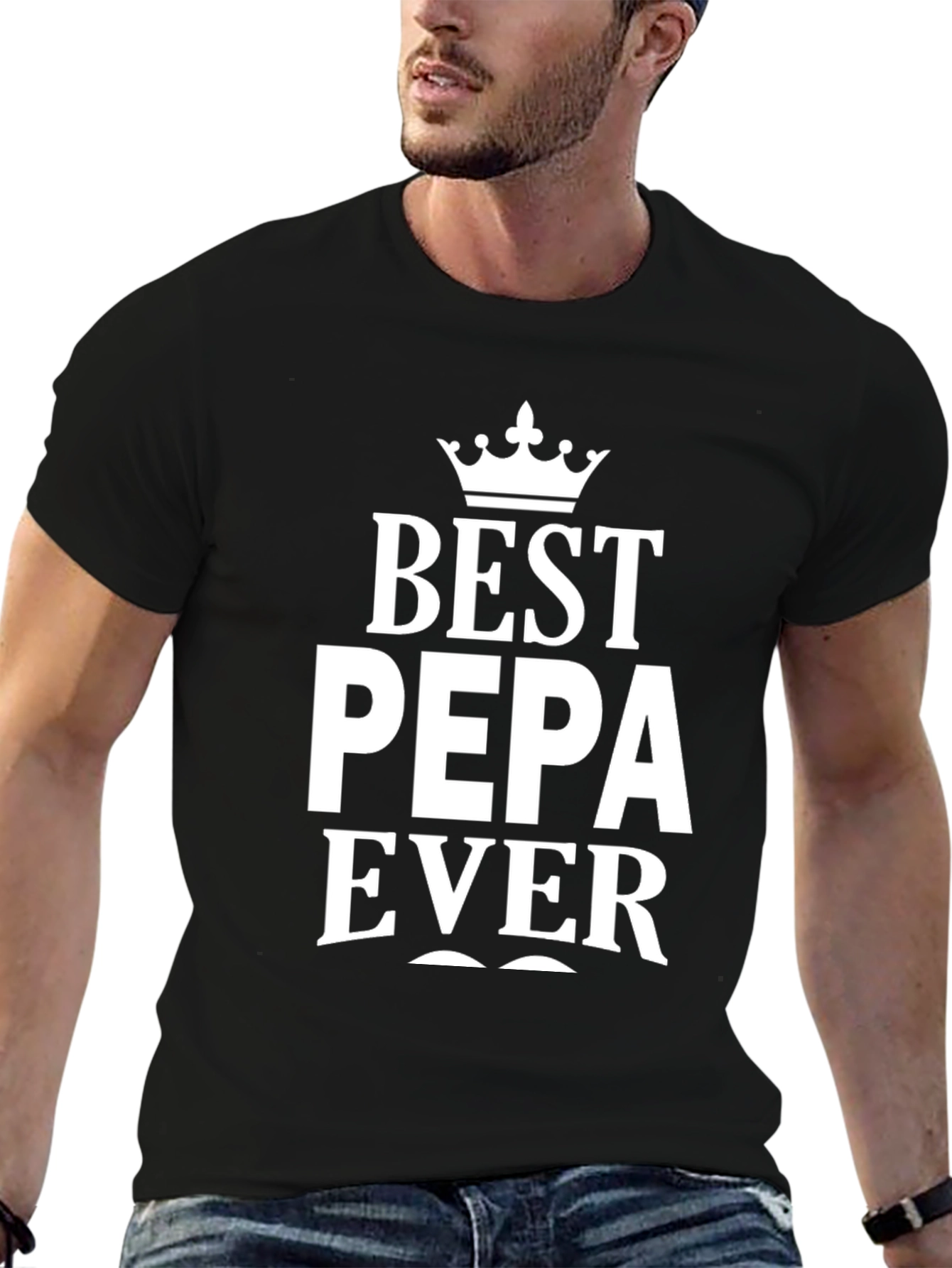 Black Best Pepa Ever T-Shirt Funny Gift view 6