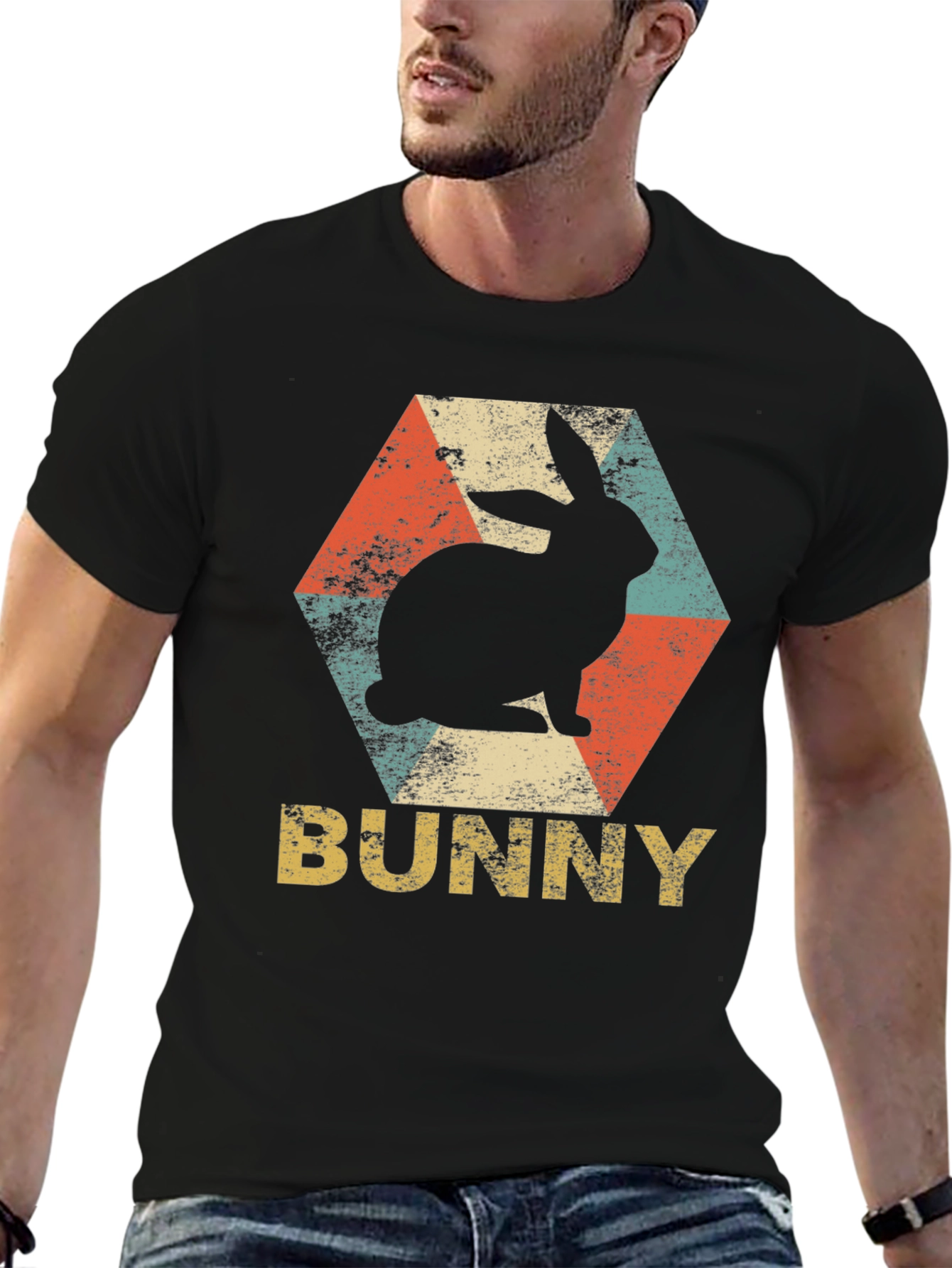 Retro Bunny Graphic Tee - 6
