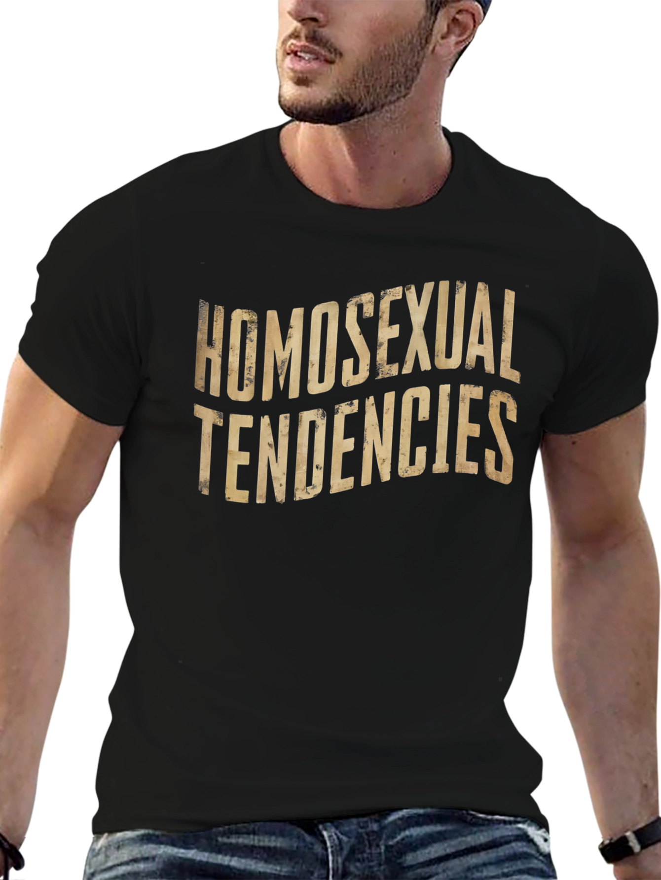 Black Homosexual Tendencies Graphic Tee view 6